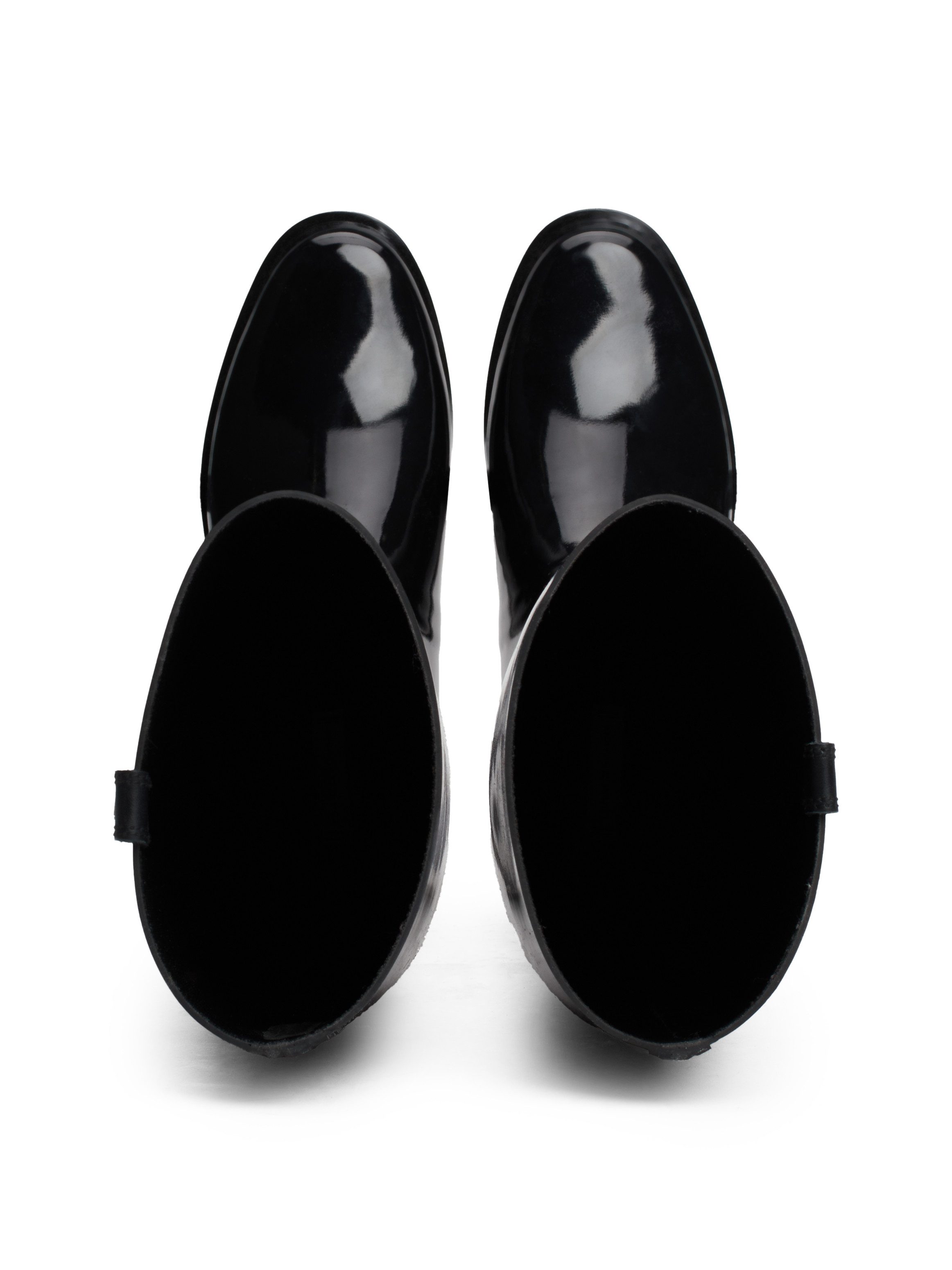 Tommy Hilfiger Laarzen TH STUD RUBBER LONG RAINBOOT gummlaarzen, hoge laarzen, instaplaarzen met th-logo-niet