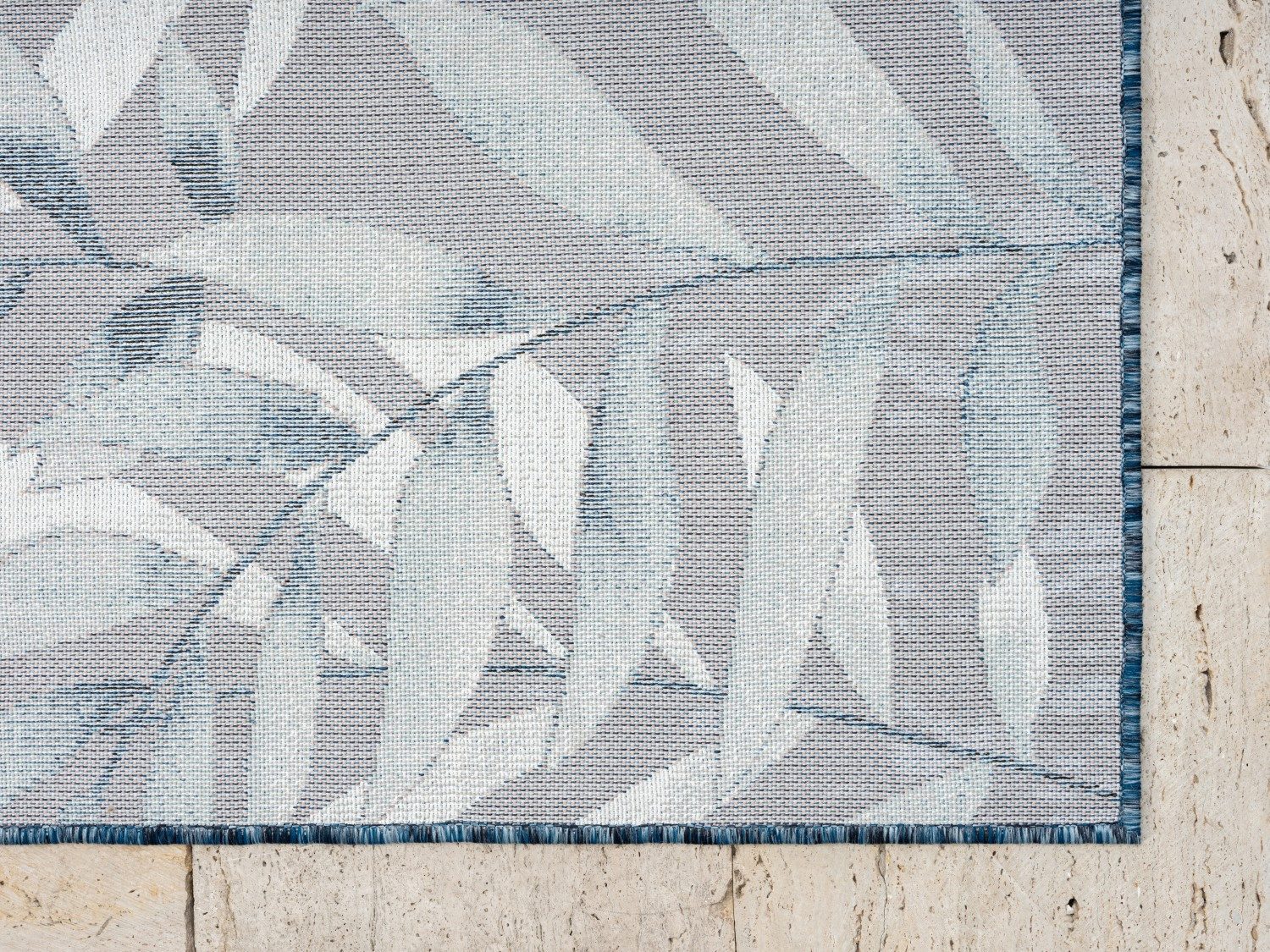Myflair Möbel & Accessoires Vloerkleed Olivia voorraadopruiming Bladerenmotief, hoog-laag effect, geschikt voor buiten, balkon, terras