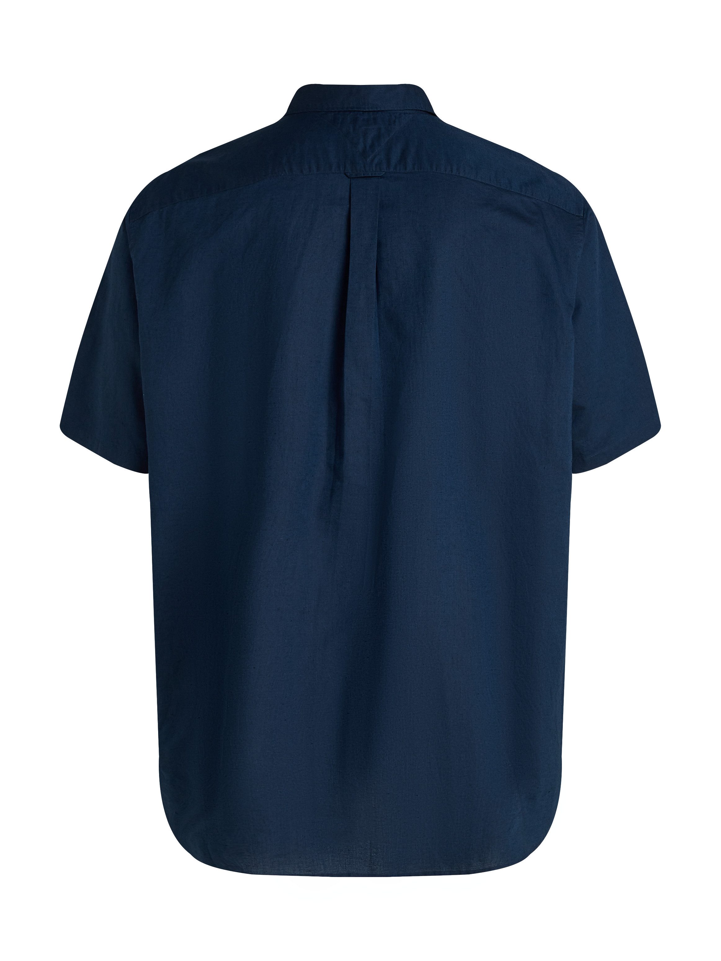 Tommy Hilfiger Overhemd met korte mouwen BT-LINEN BLEND SOLID