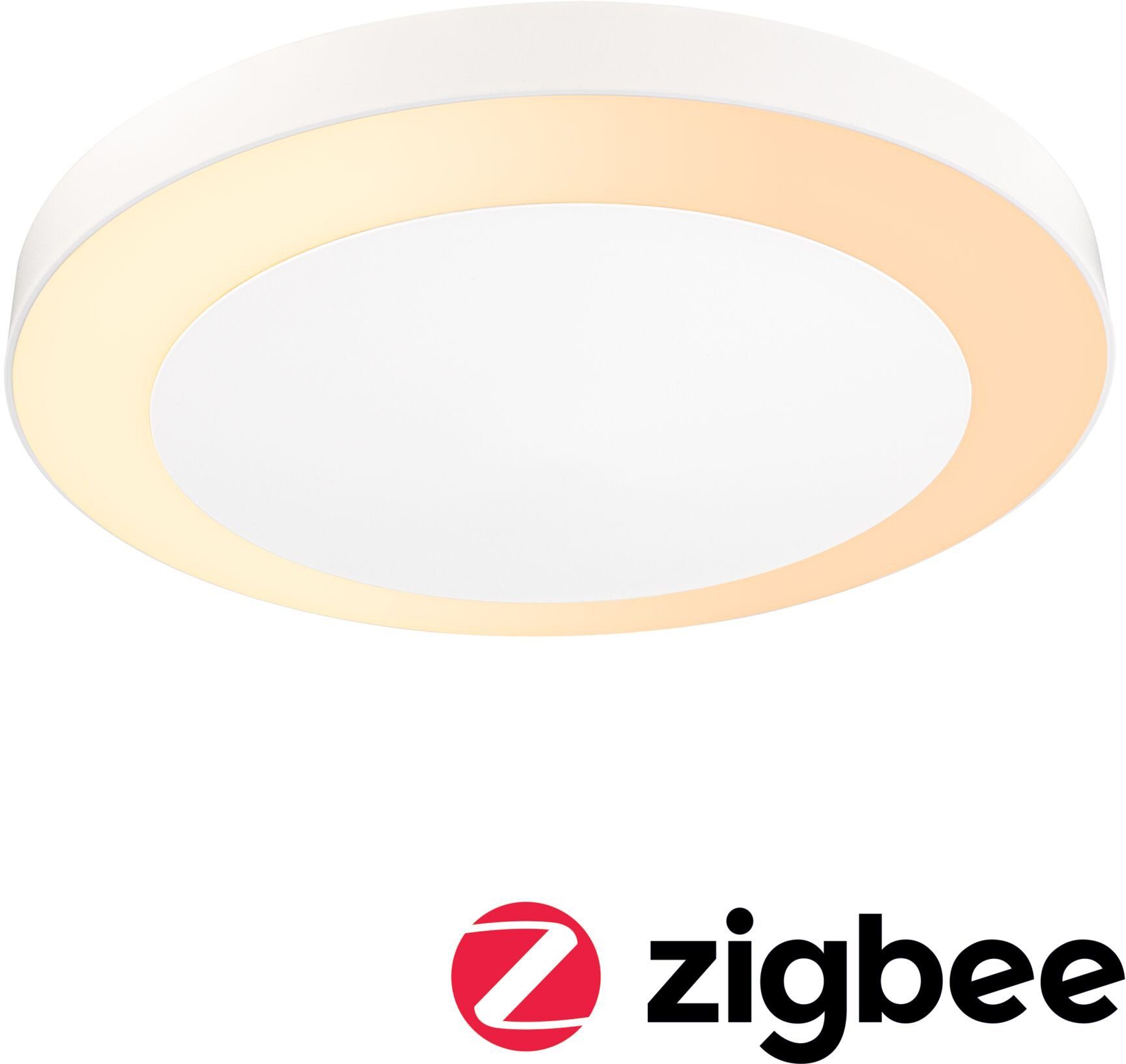 Paulmann Plafondlamp Circula Plafondlamp, nikkel-mat, 22,5 cm, warmwit, plafondverlichting, lamp (1 stuk)