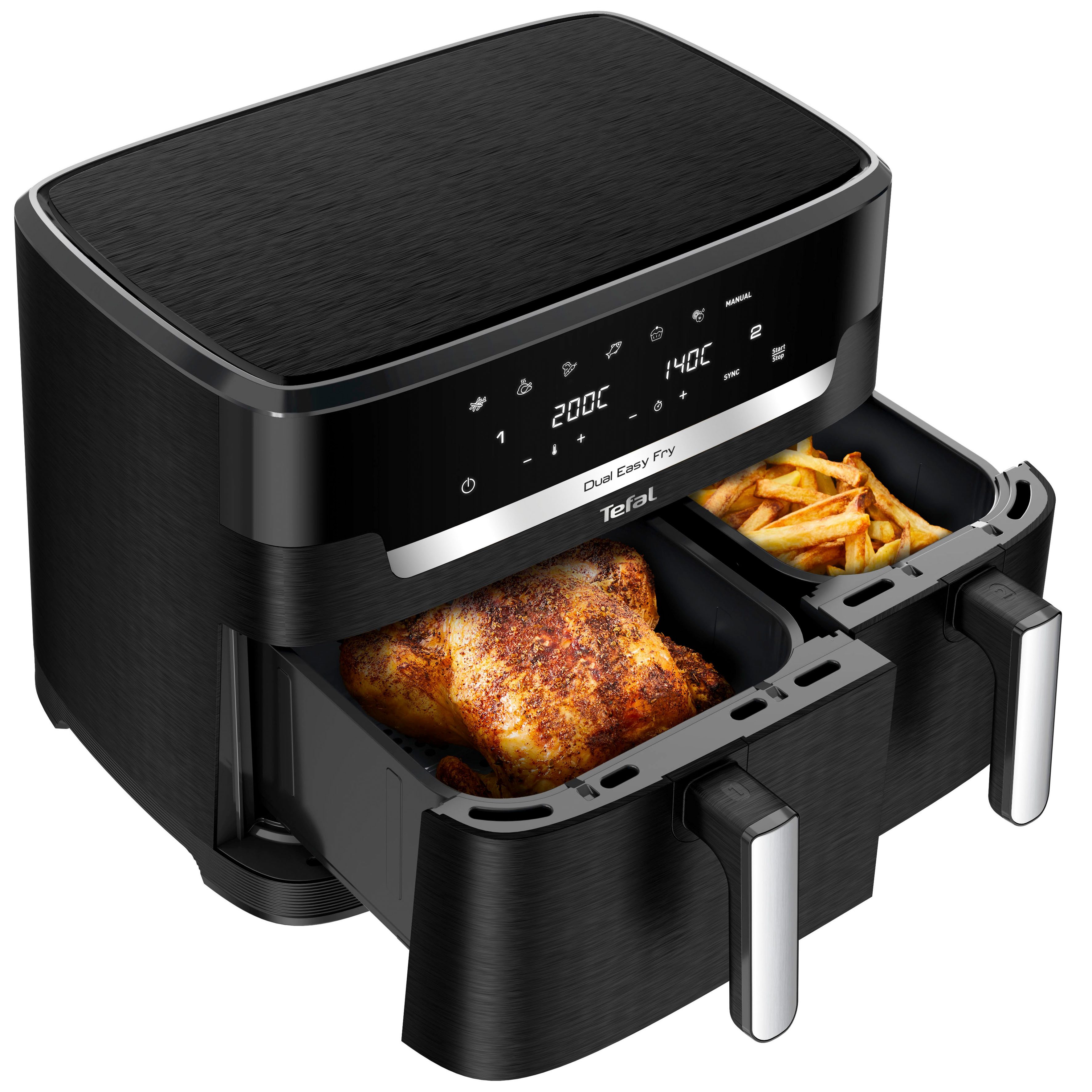 Tefal Airfryer EY9428 Dual Easy Fry XXL