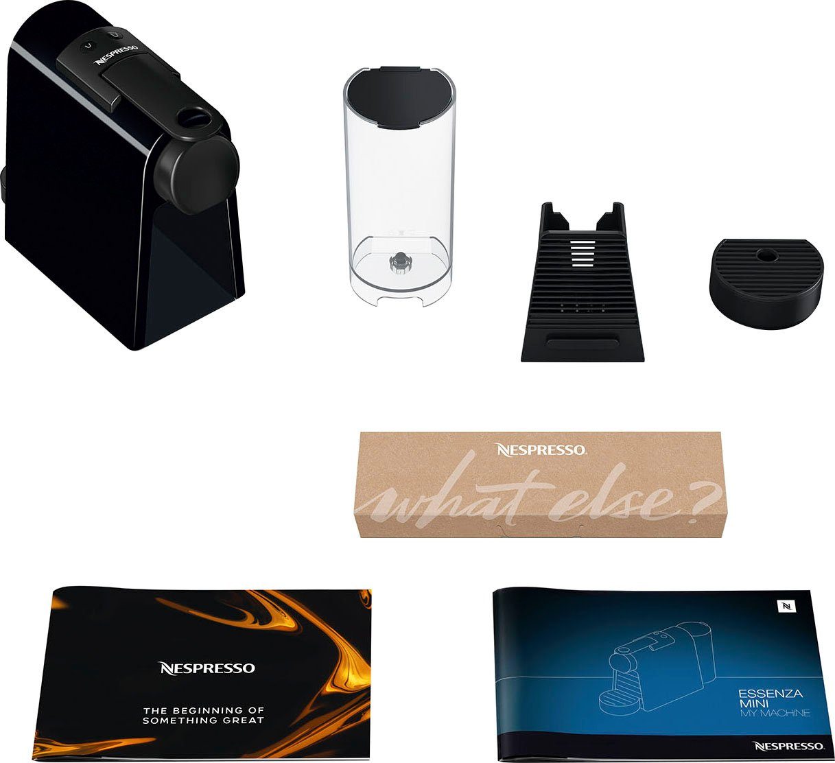 Nespresso Koffiecapsulemachine Essenza Mini EN85.R von DeLonghi, Red