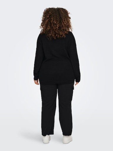 ONLY CARMAKOMA Trui met V-hals CARMARGARETA LS PULLOVER KNT NOOS