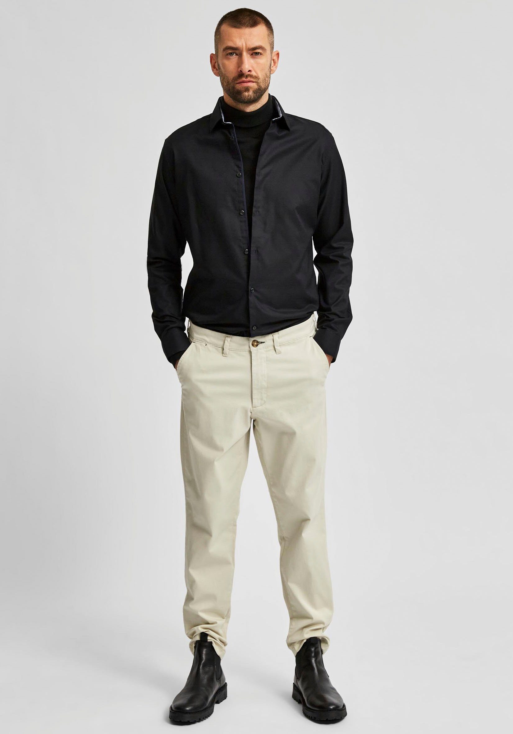 SELECTED HOMME Overhemd met lange mouwen SLHSLIMNEW-MARK