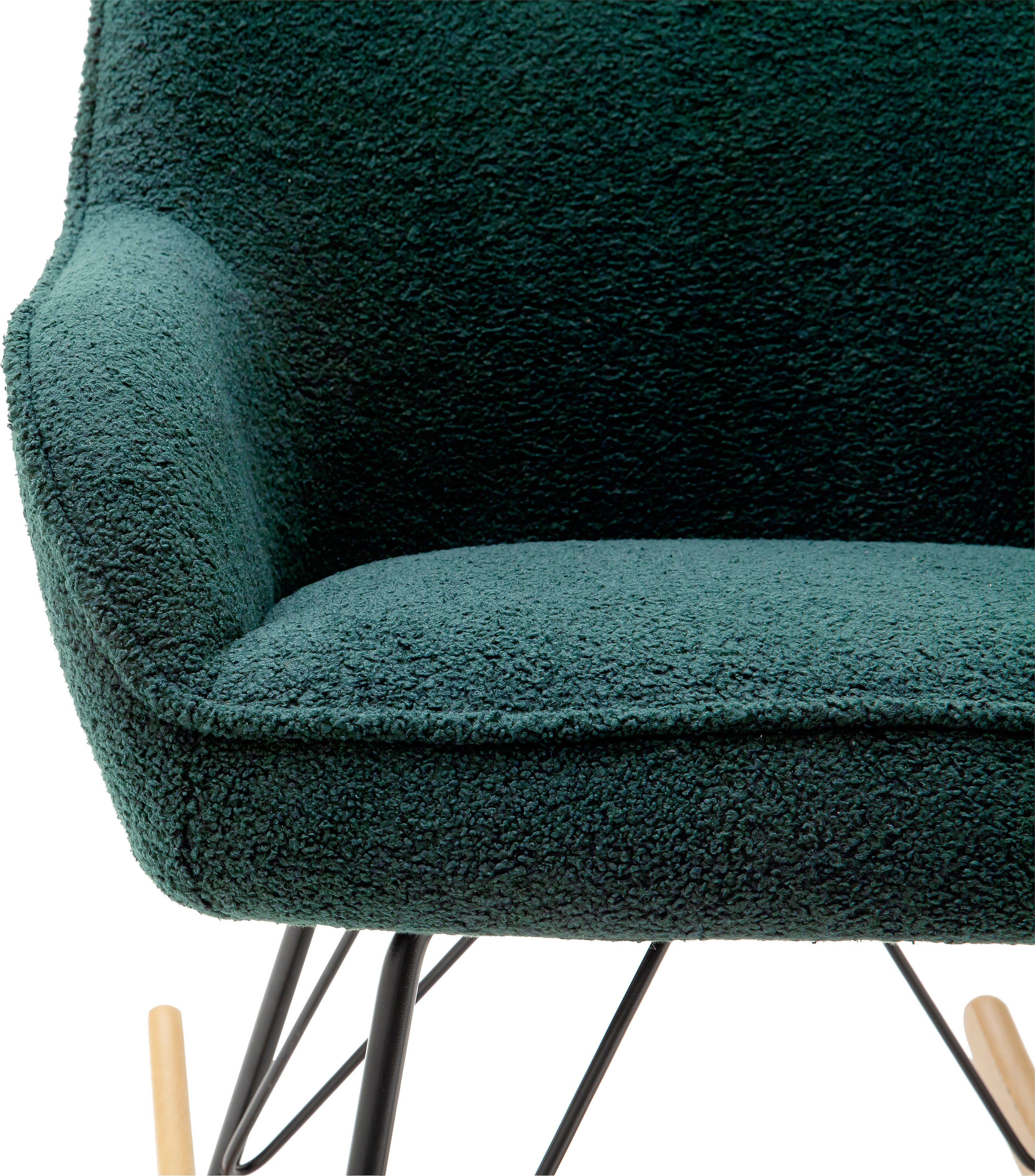 MCA furniture Schommelstoel Oran Stoel met beugelpoten met armleuning, tot 120 kg belastbaar, comfortzithoogte 49 cm