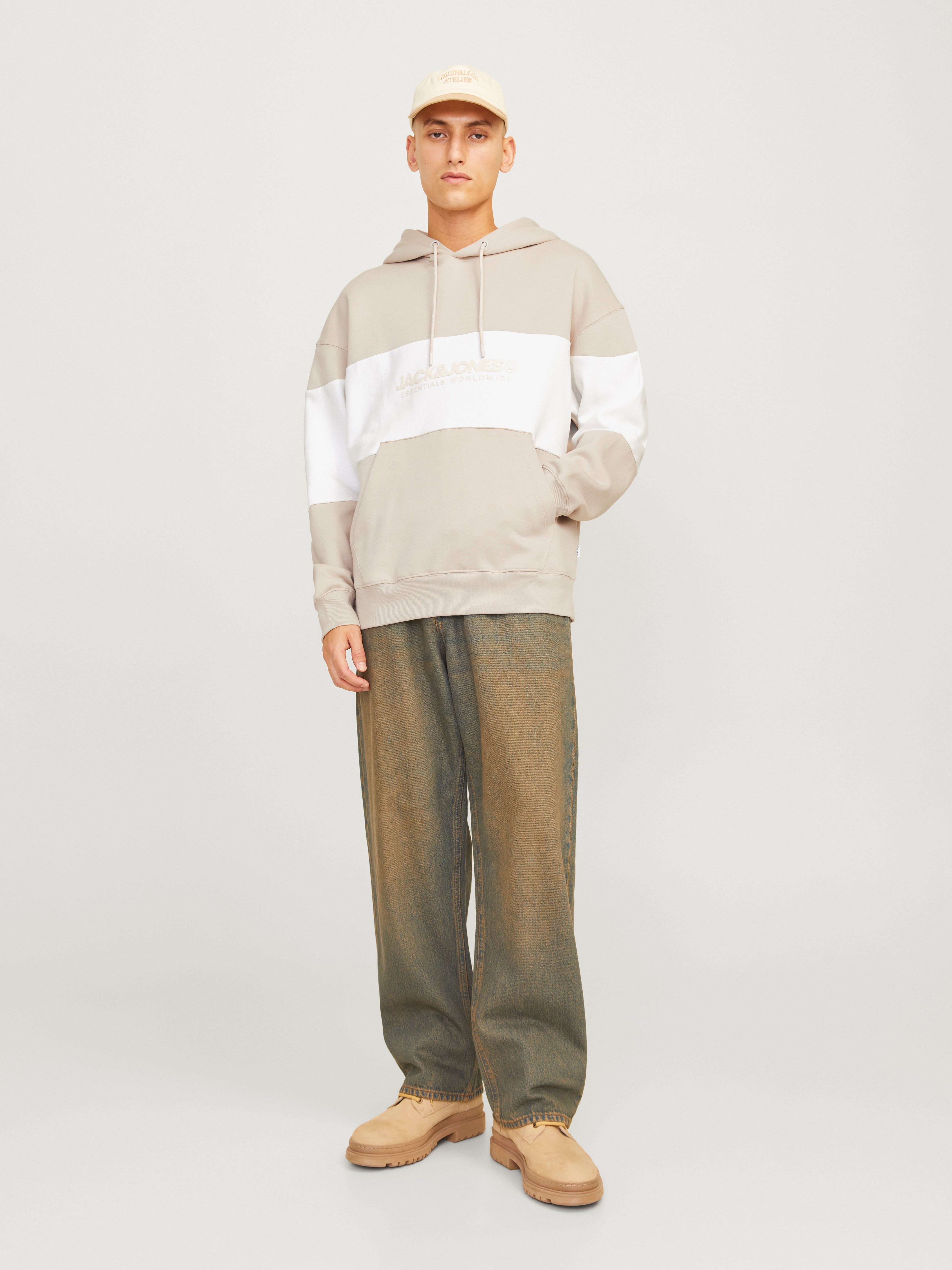 Jack & Jones Hoodie JJELEGACY BLOCKING SWEAT HOOD NOOS