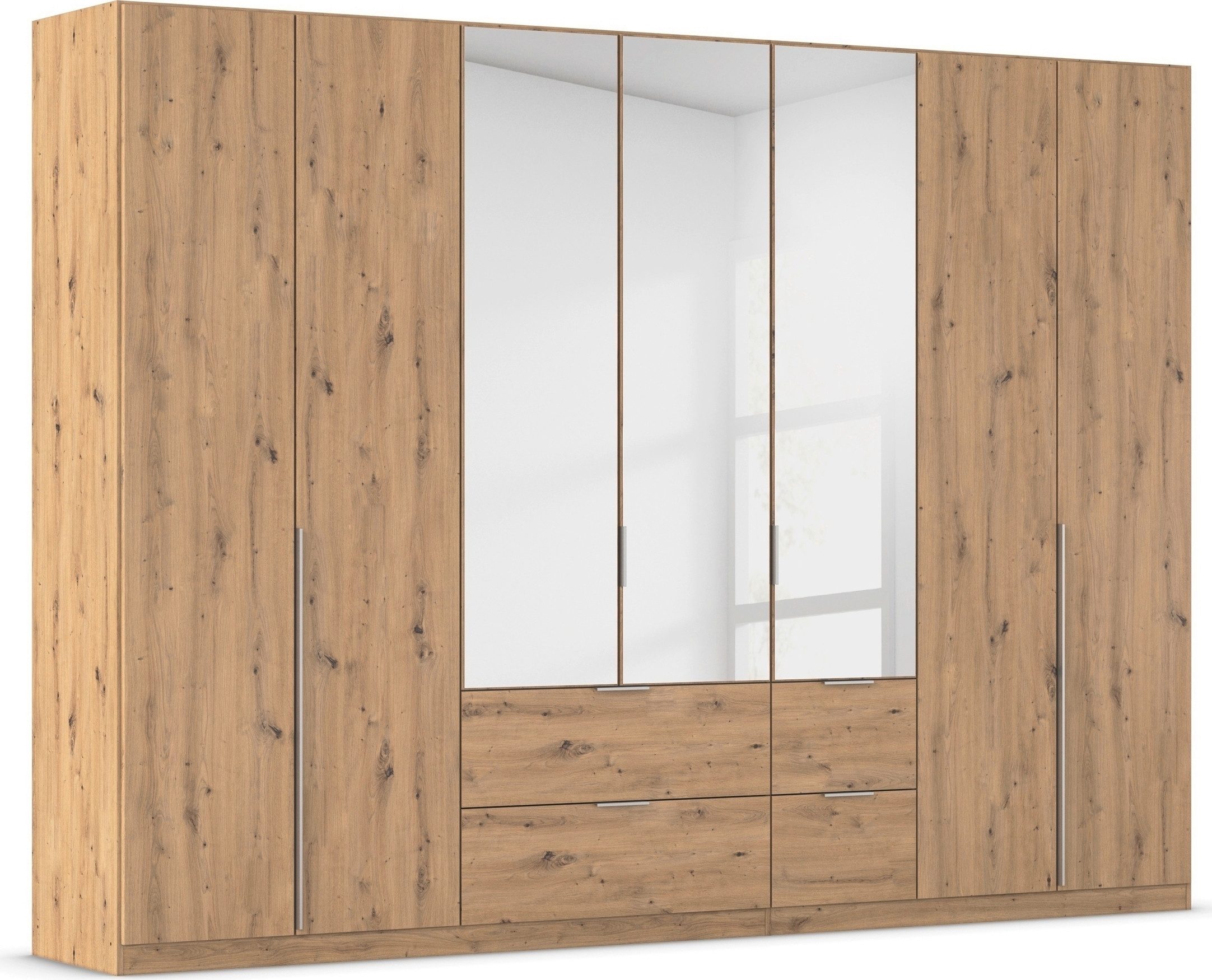 Rauch Draaideurkast Kledingkast kast garderobe AGORDO met decor- of hoogglansfront