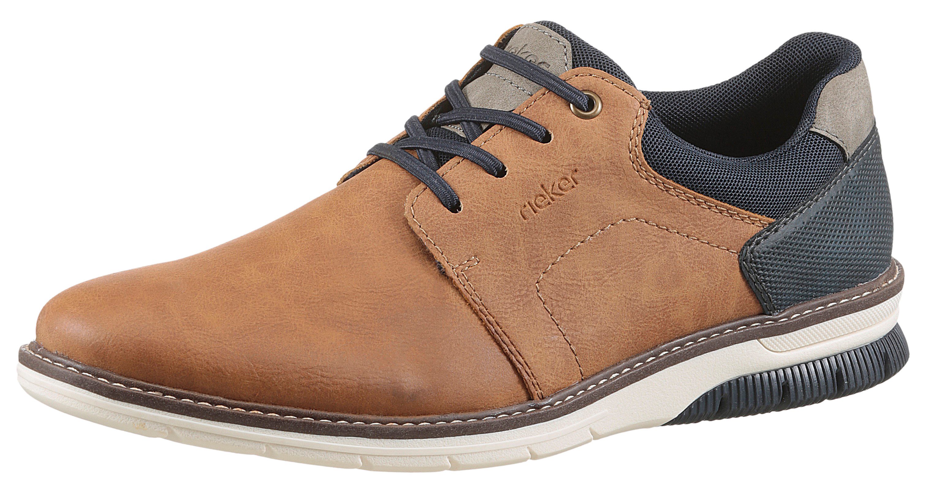 Rieker Slip-on sneakers Instapschoen, lage schoen, sneaker met elastiek voor gemakkelijke instap