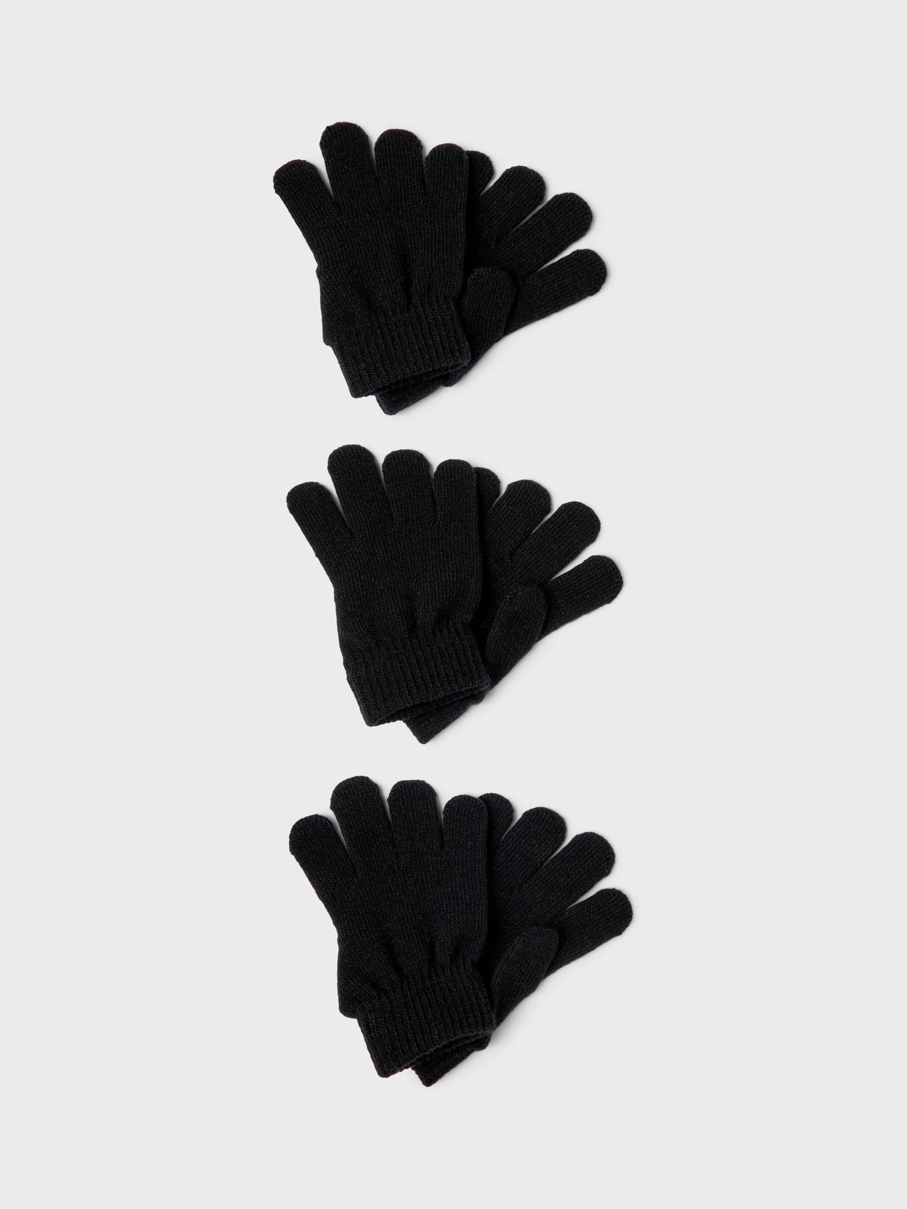 Name It Gebreide handschoenen NKNMAGIC GLOVES 3P NOOS (set, 3 stuks)