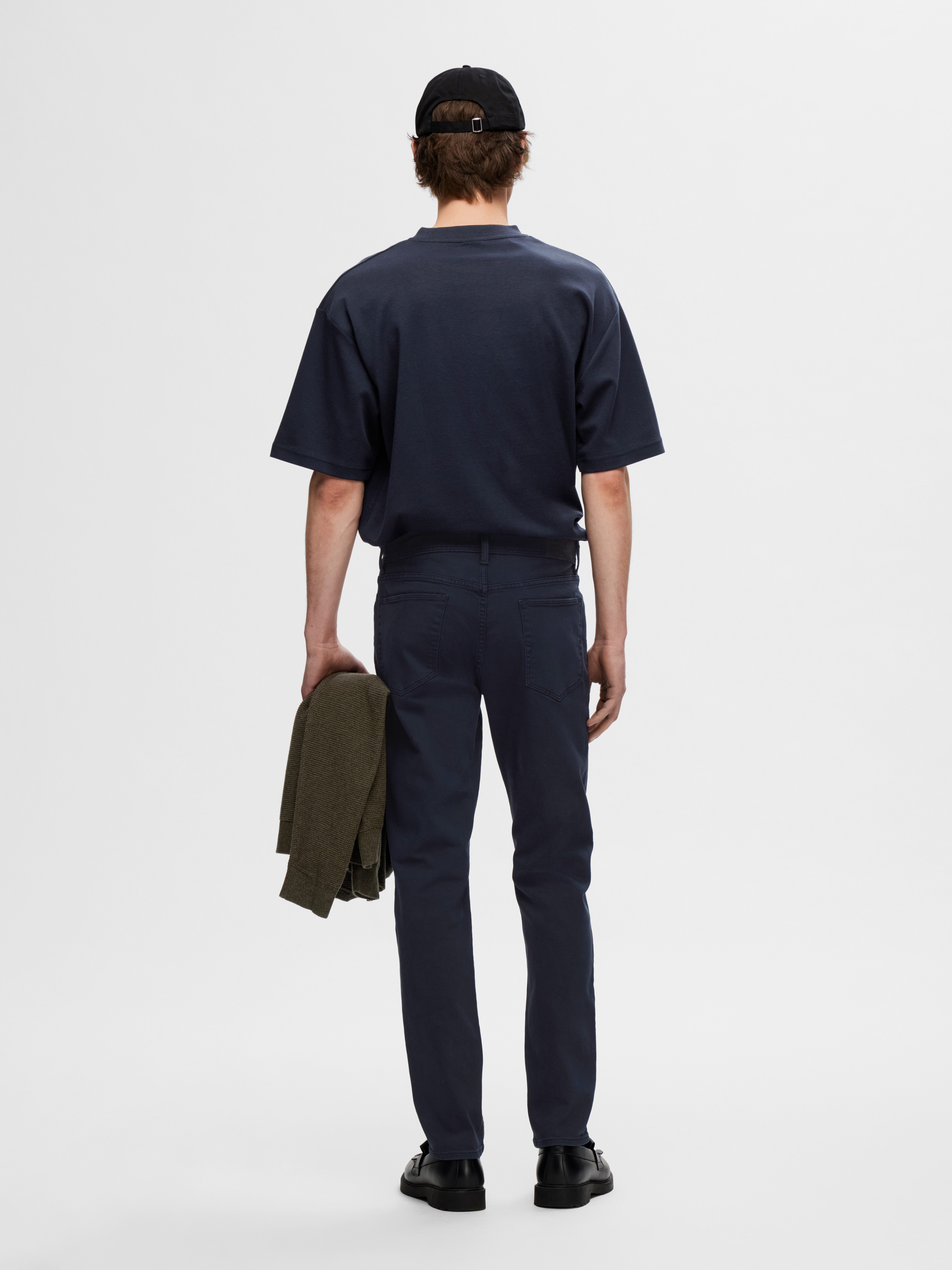 SELECTED HOMME Shirt met ronde hals SLHLOOSEOSCAR SS O-NECK TEE NOOS
