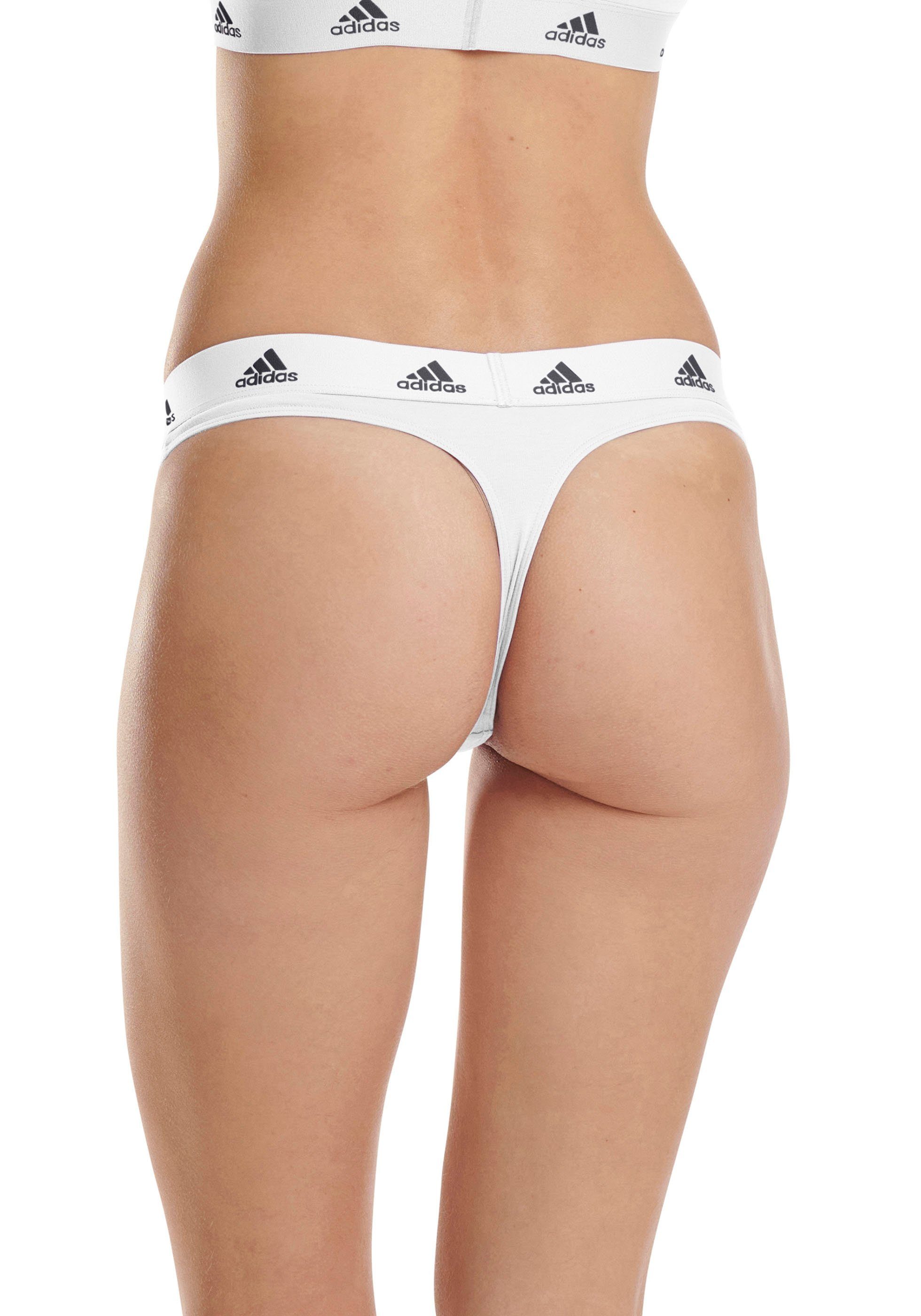 adidas Sportswear Tanga Sport Active Comfort Cotton met real cool cotton-technologie (Set van 3)