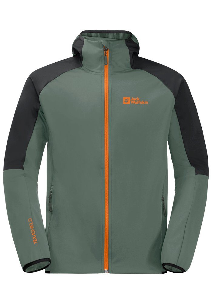 Jack Wolfskin Softshell-jack FELDBERG hoody M