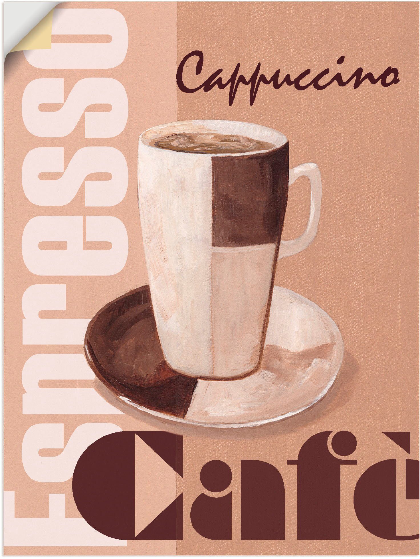 Artland artprint Cappuccino Kaffee