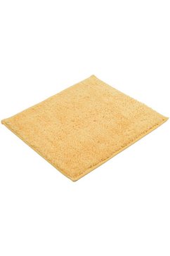 goezze badmat rio premium badmat, unikleurig, wasbaar, rechthoekig  rond te bestellen (1 stuk) geel