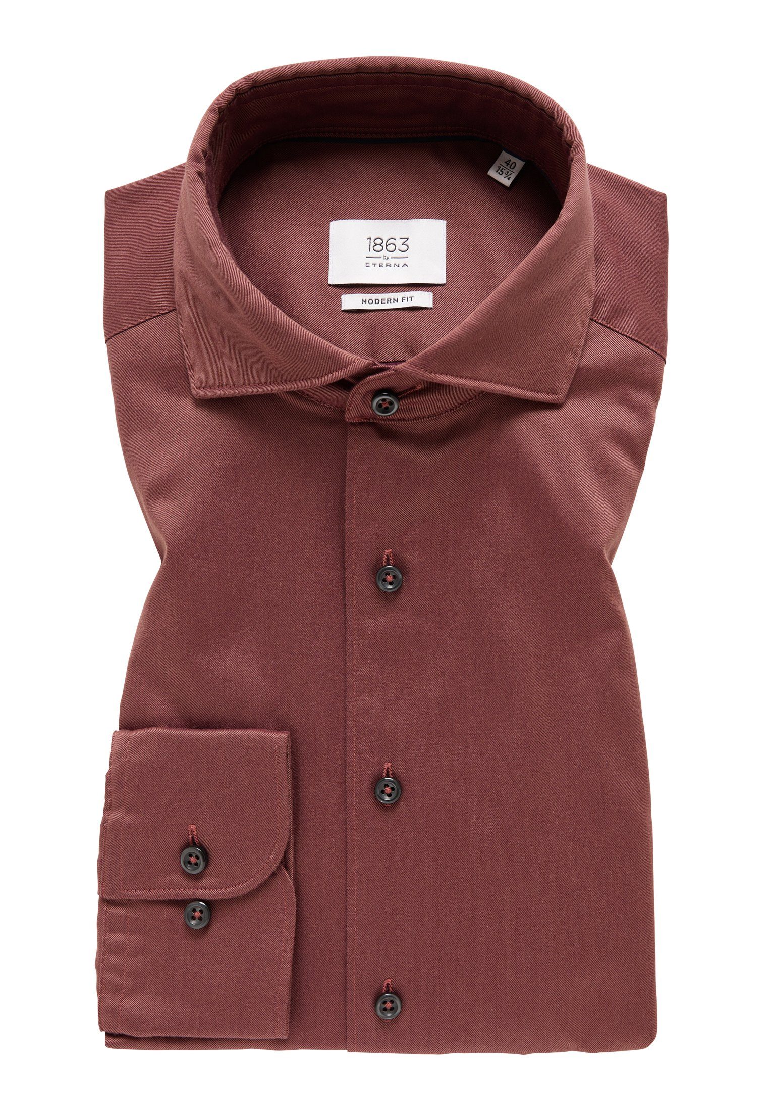 Eterna Overhemd met lange mouwen MODERN FIT EASY IRON (gemakkelijk te strijken)