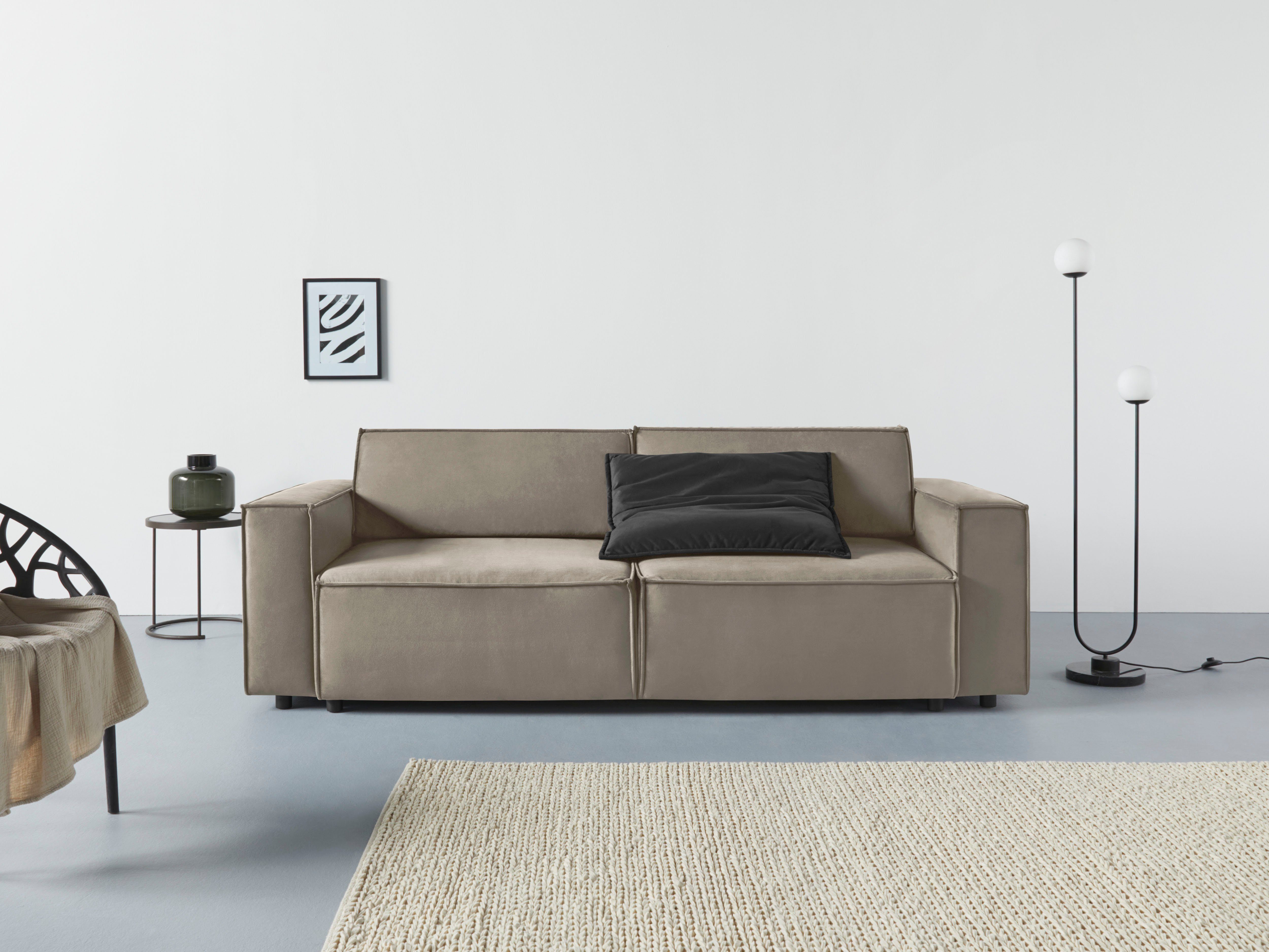 INOSIGN Slaapbank Marva incl. slaapfunctie en bedkist, binnenvering