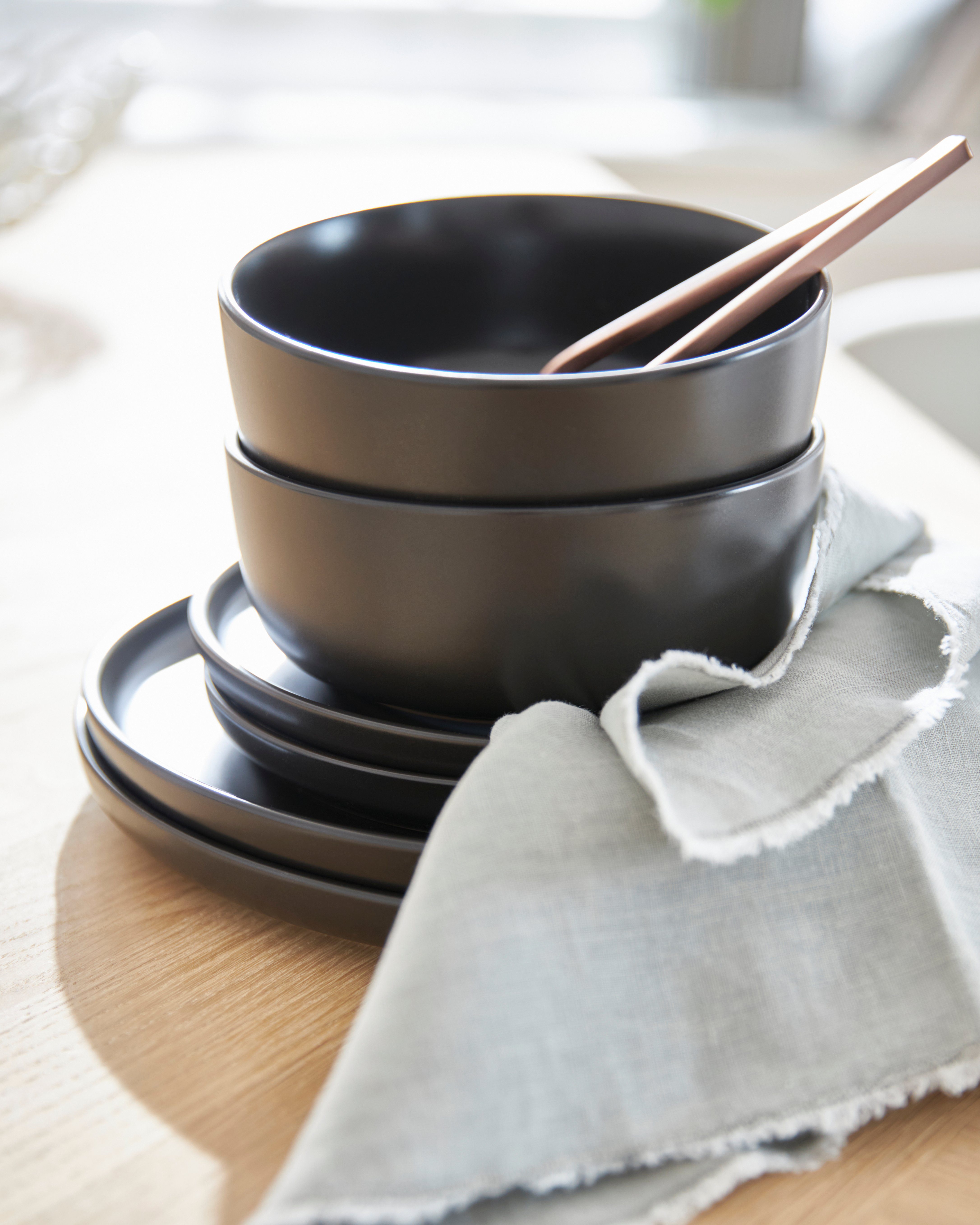 LeGer Home by Lena Gercke Eetservies Servies, servies Belli rond model, scandi stijl, 12 delen, voor 4 personen (set, 12-delig)