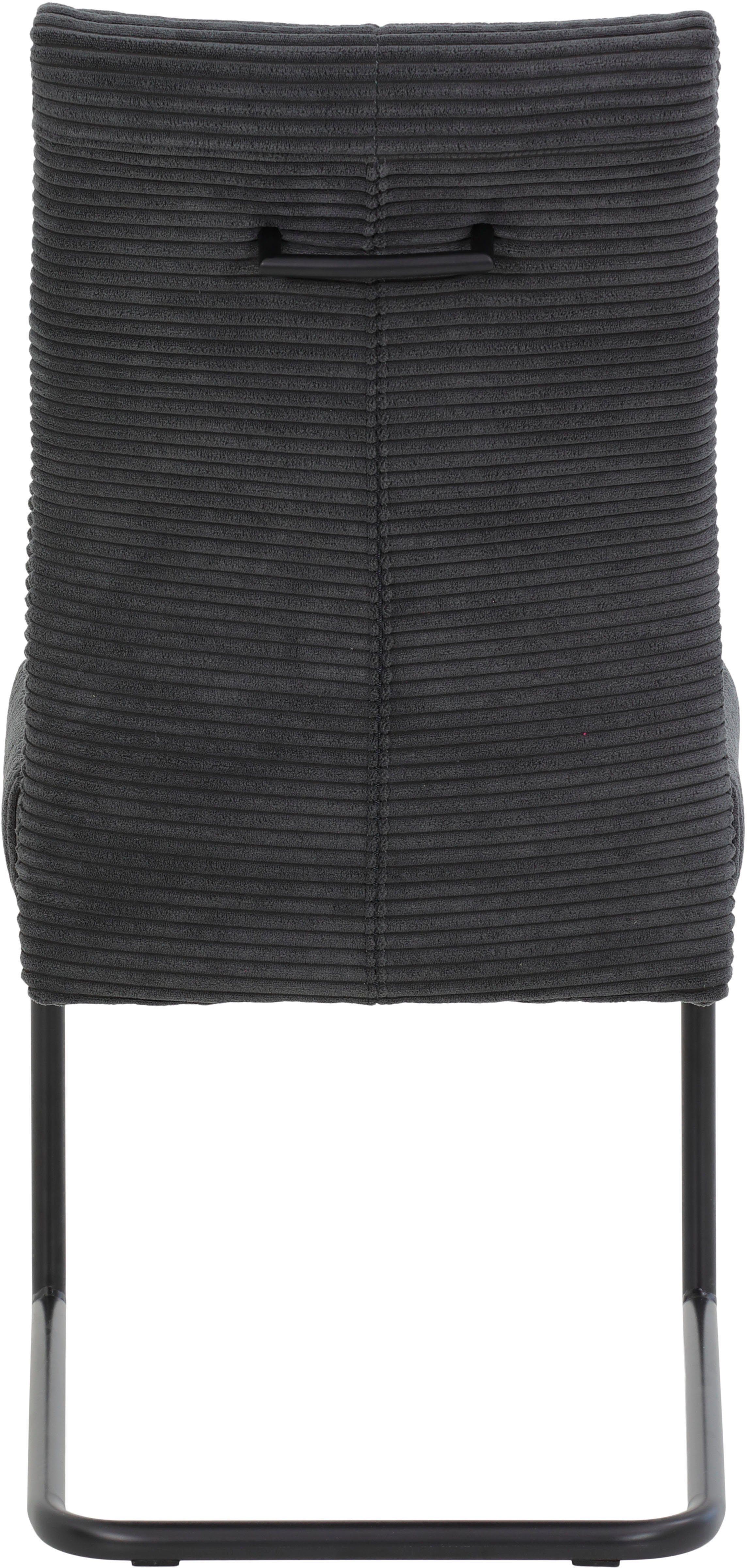 HELA Eetkamerstoel DAGMAR Stoel met comfortabele bekleding met binnenvering, ribfluwelen bekleding