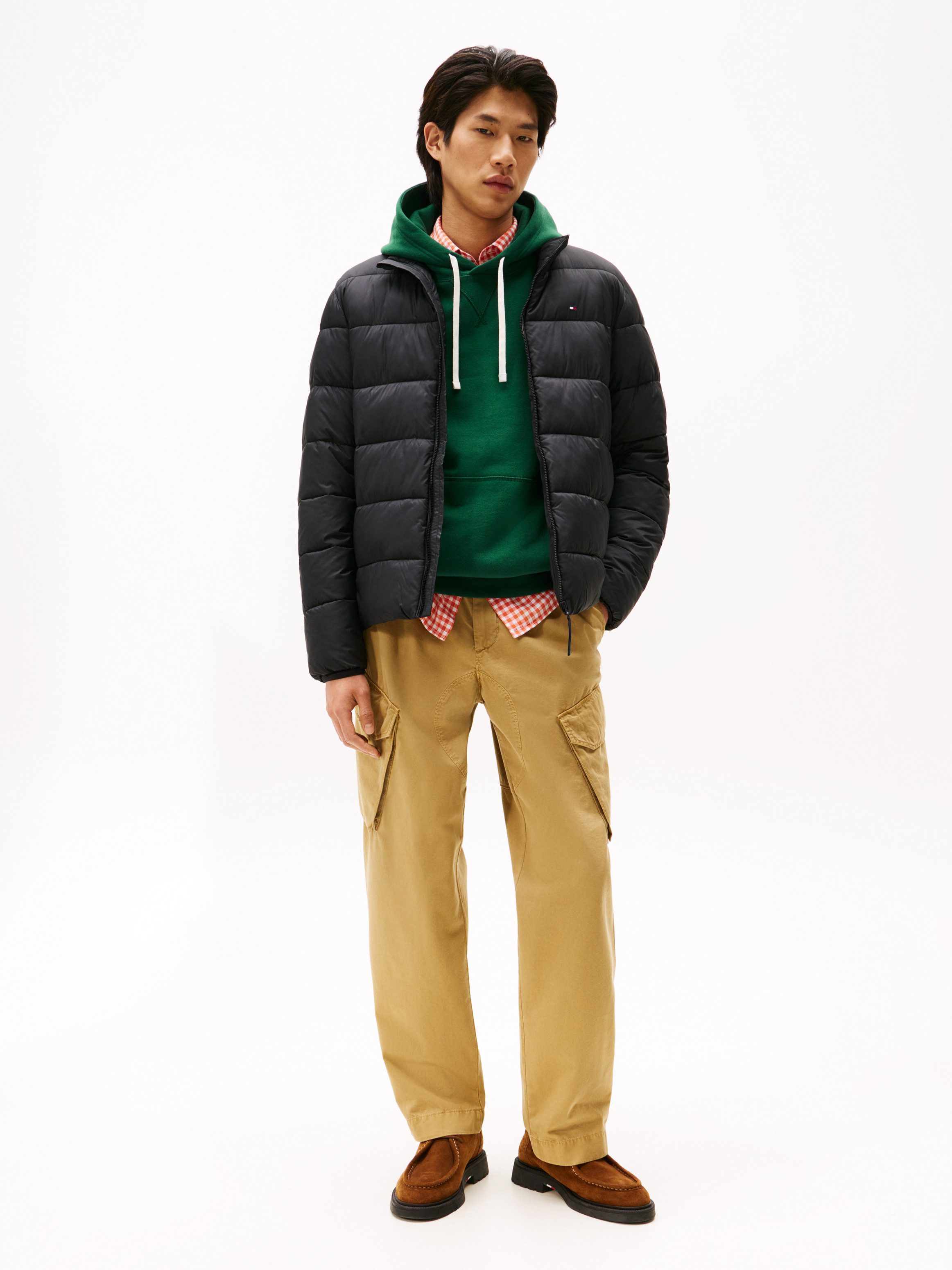Tommy Hilfiger Gewatteerde jas MID WEIGHT STAND COLLAR