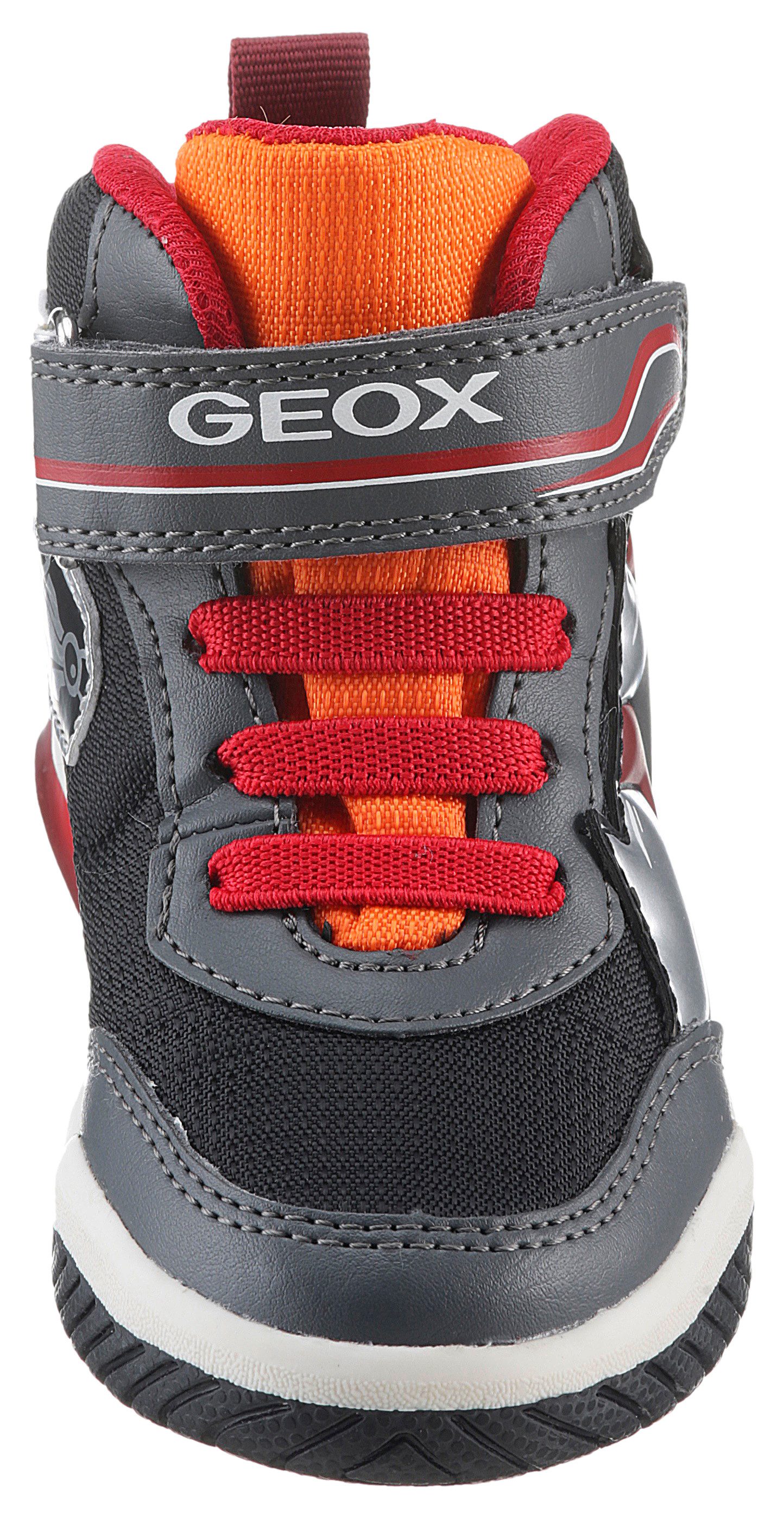Geox Sneakers J INEK BOY C - Knipperschoen High top sneaker, veterschoenen met cool motief