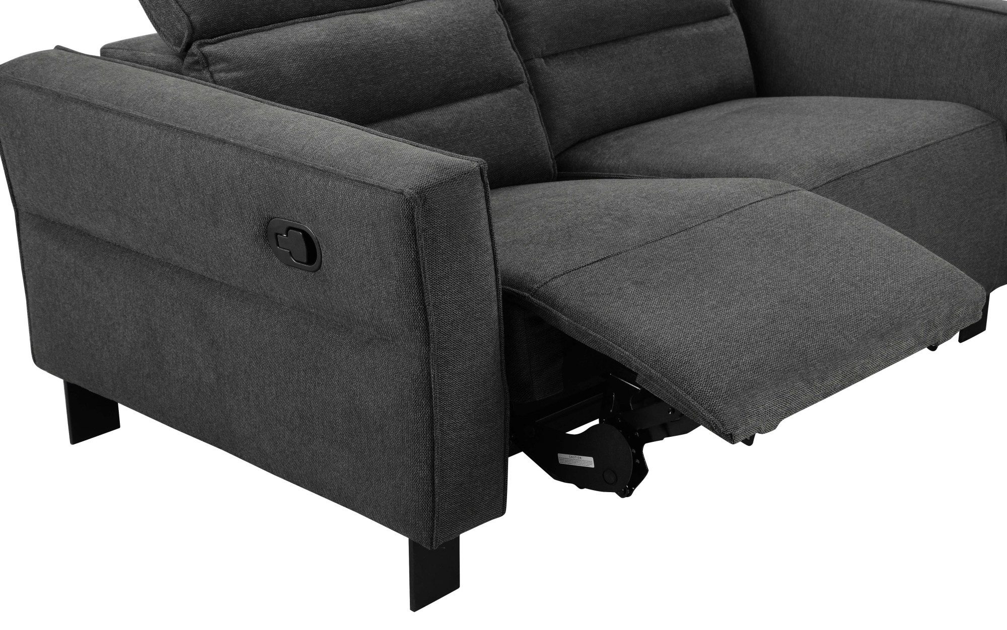 Places of Style 2-zitsbank Carpari, 162 cm, met handmatige of elektrische relaxfunctie