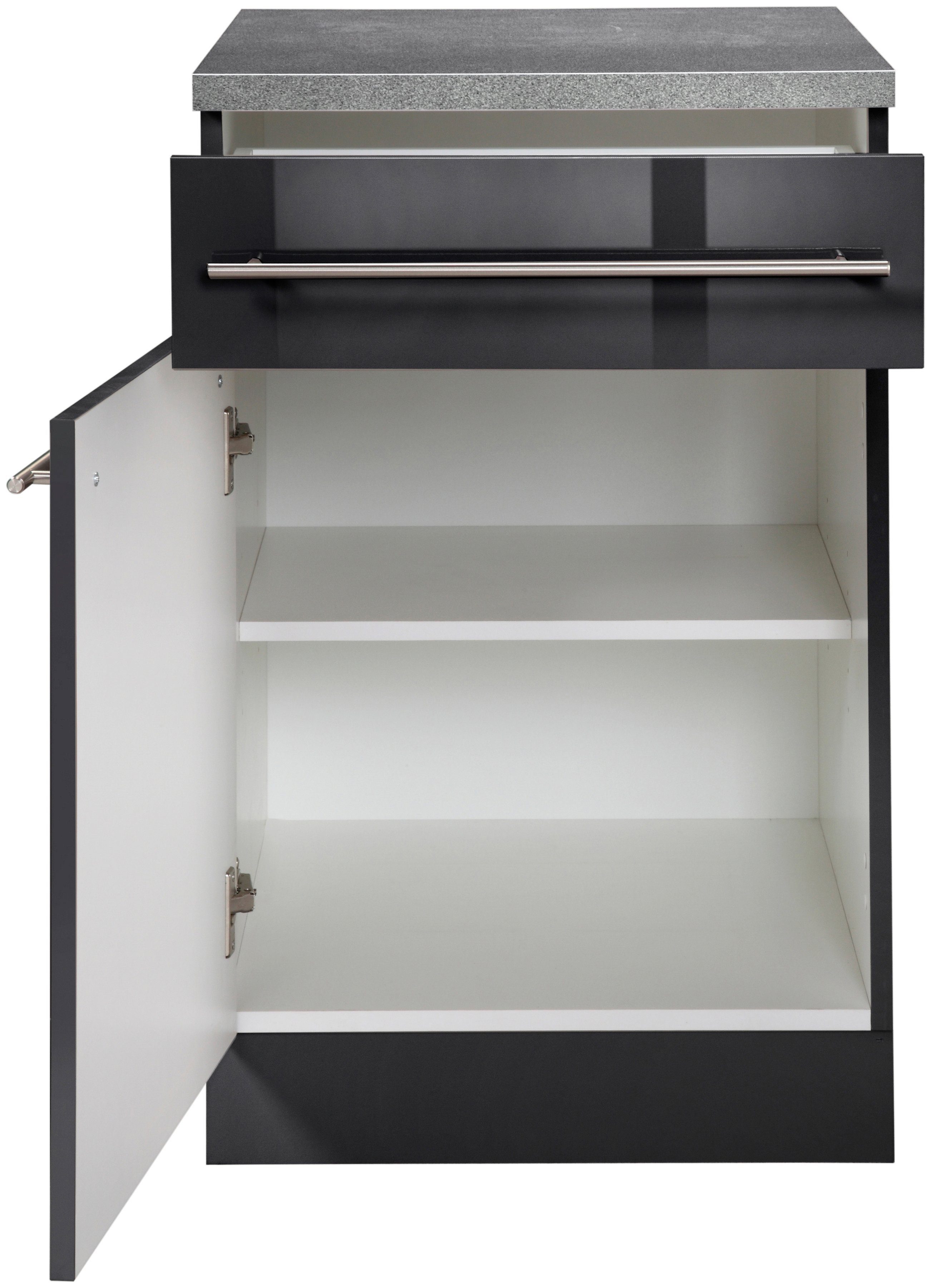 wiho Küchen Onderkast Chicago 40 cm breed, 1 lade en 1 deur