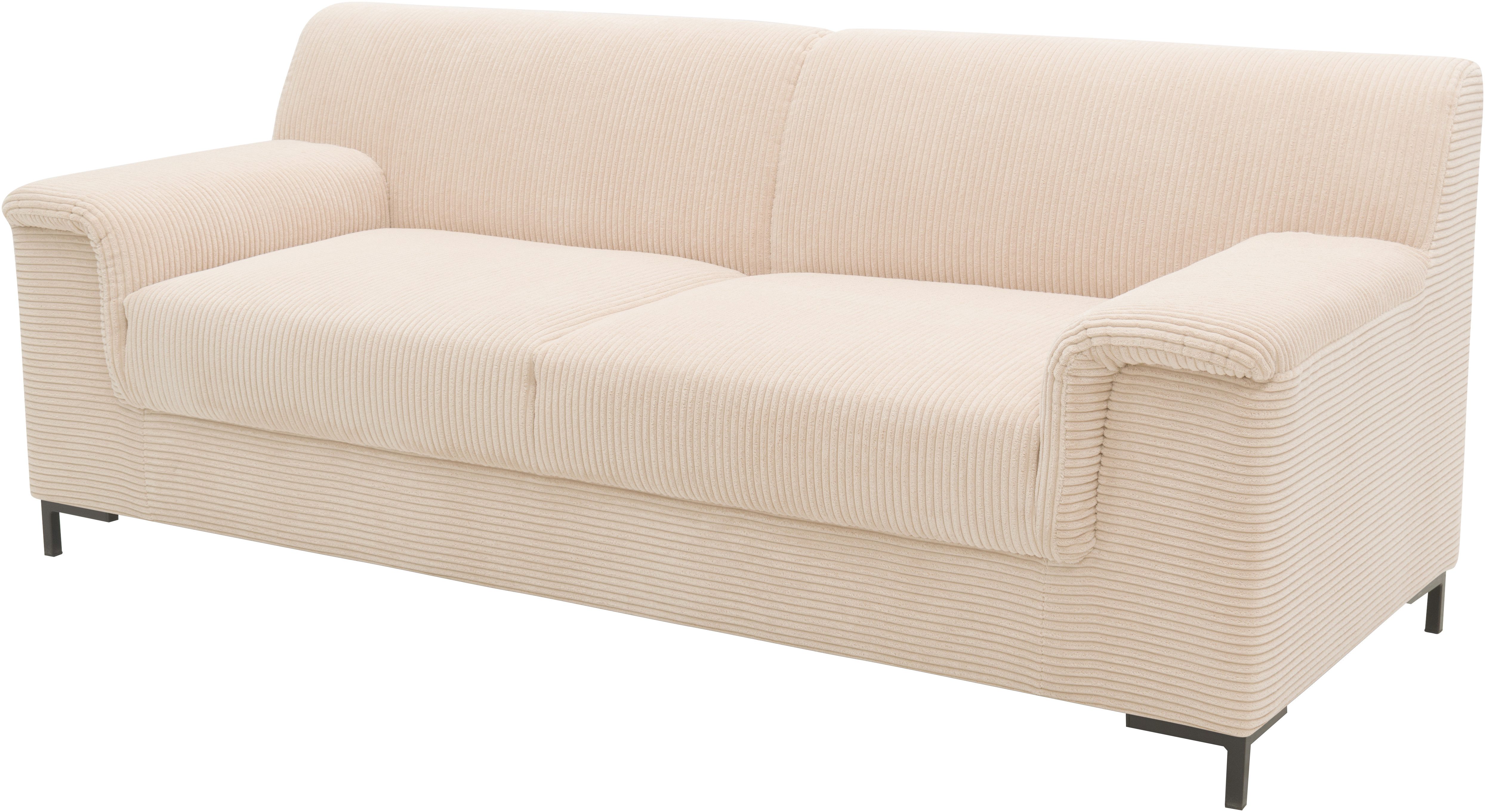 INOSIGN 2,5-zits Jamie 2 ook in Cord BxDxH: 19x/81x76 cm tijdloos, modern, met comfortabel verend systeem