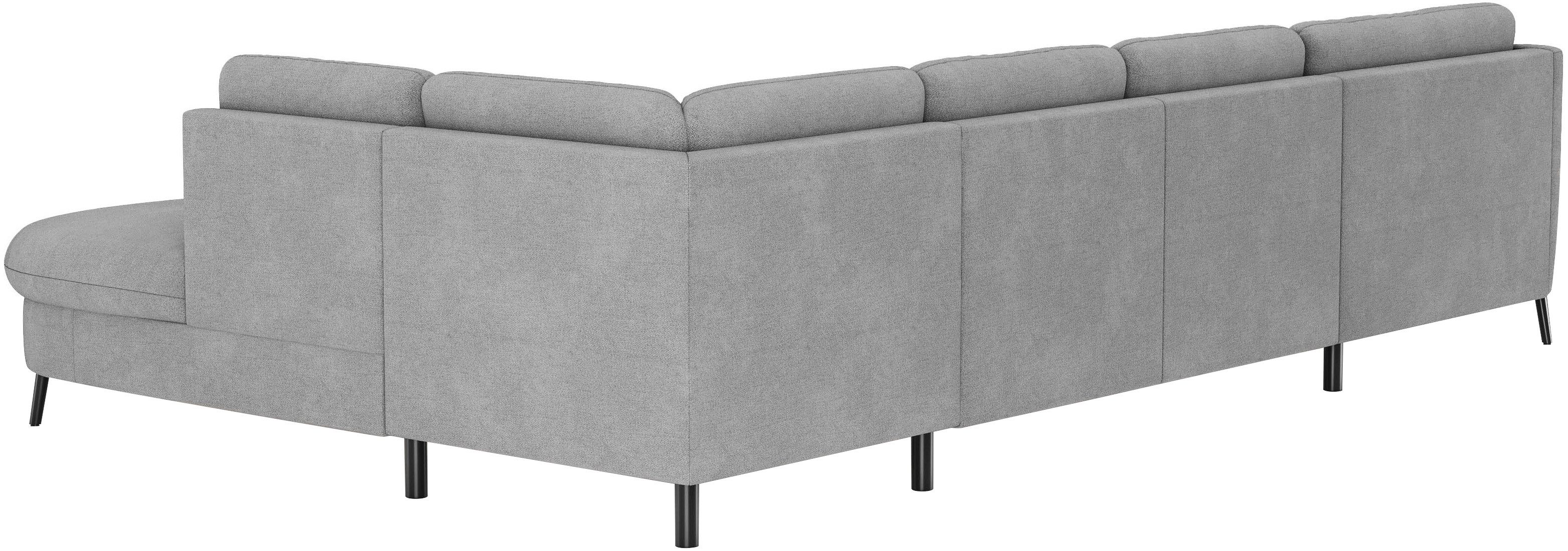 sit&more Zithoek Soul U-model optioneel met bed en bedlade
