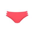 lascana highwaist-bikinibroekje scarlett met bandjes opzij rood