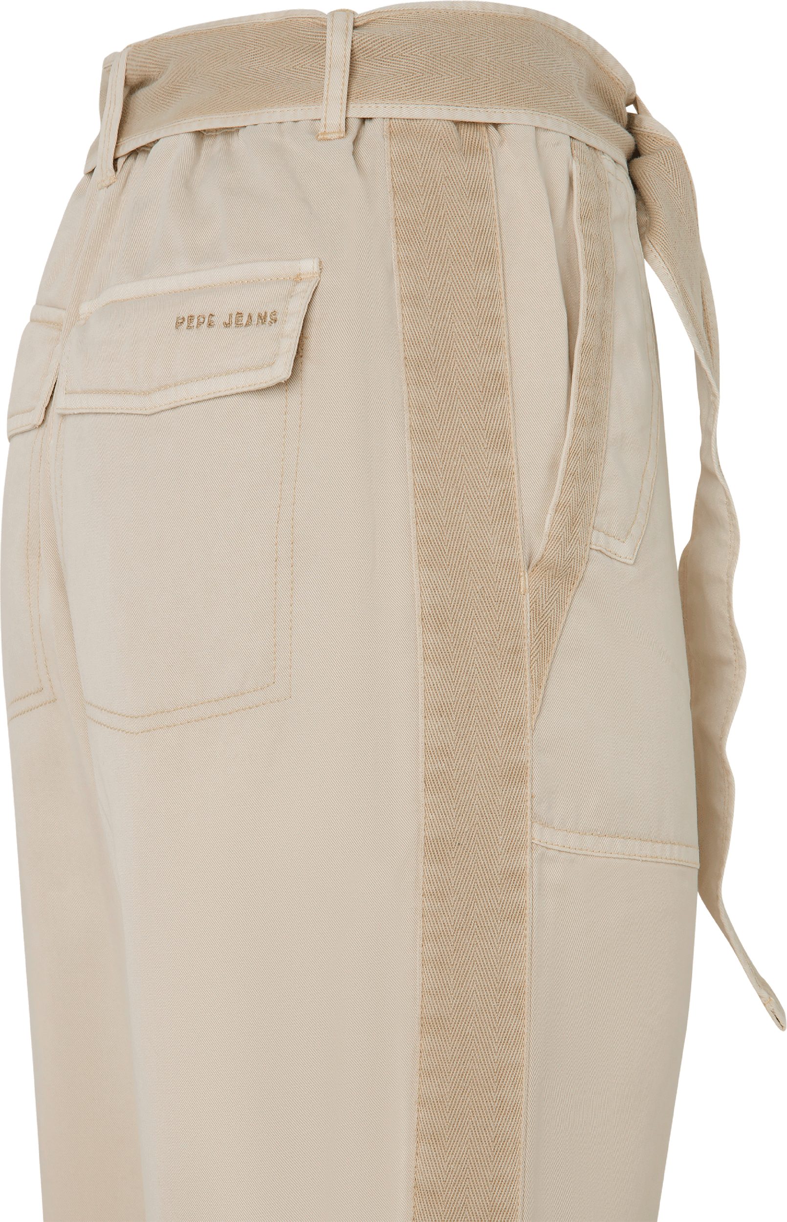Pepe Jeans Cargobroek Aylin met streepbeleg