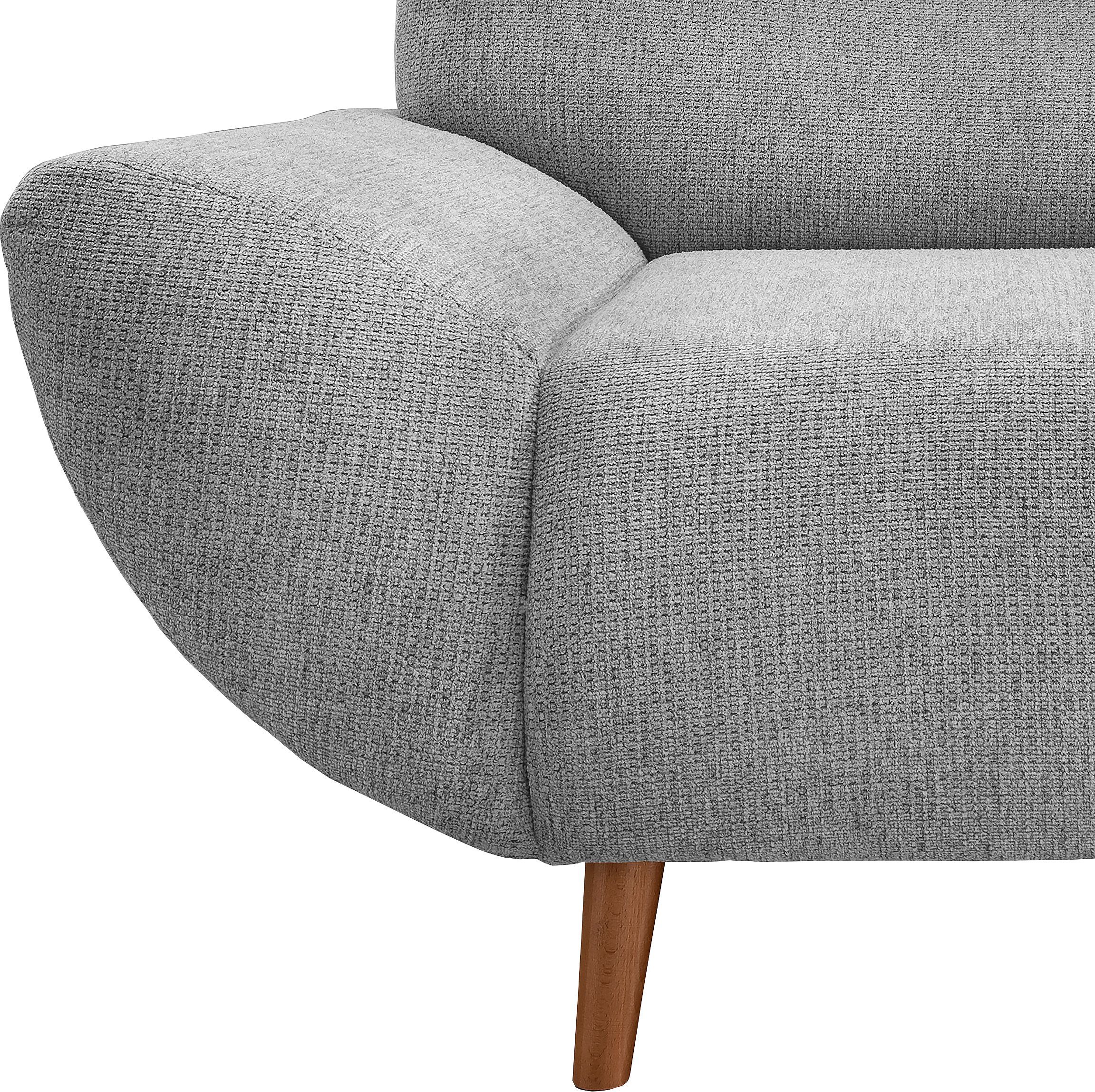 INOSIGN 2-zitsbank Drago elegant en tijdloos, comfortabel, houten voet