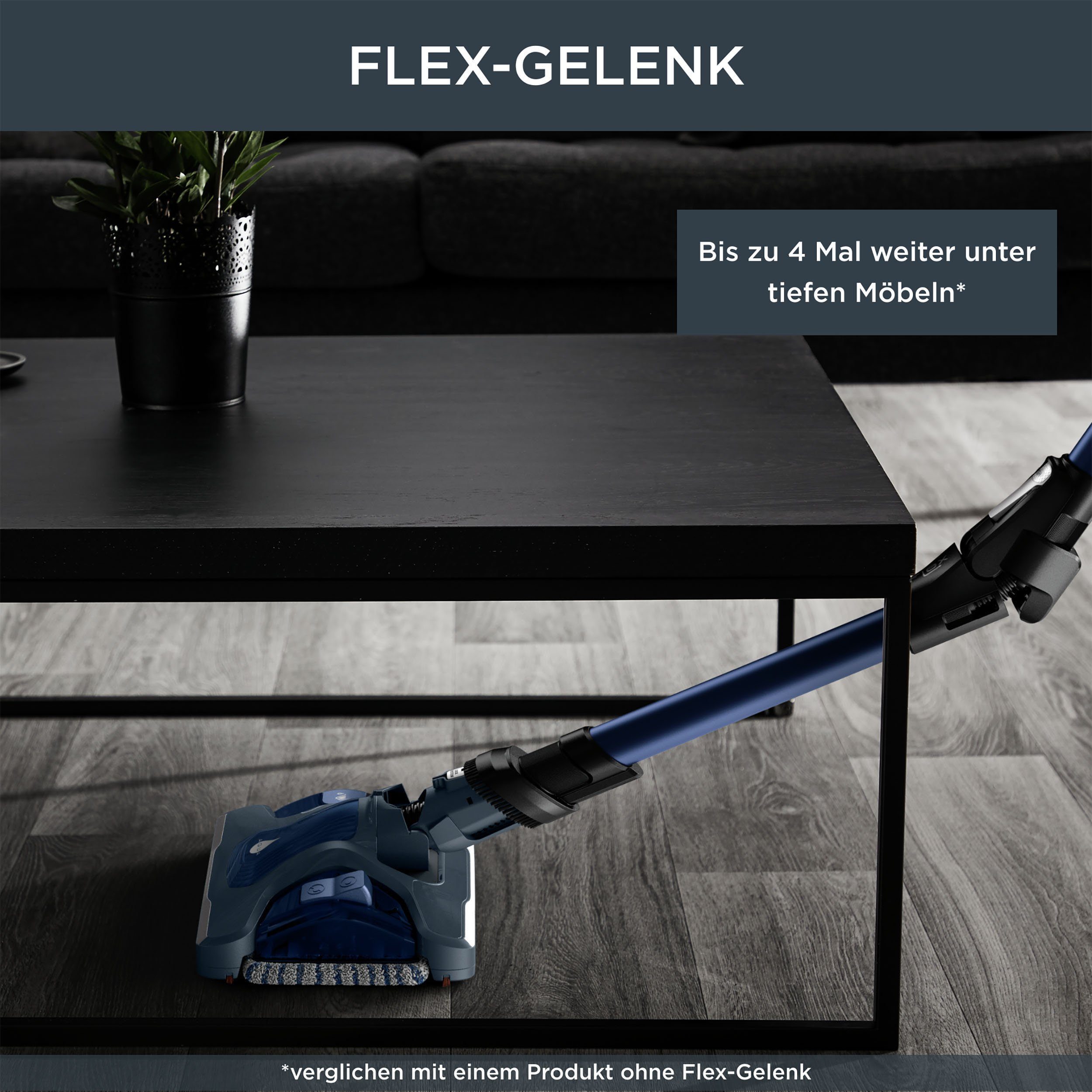 Rowenta Accu-kruimeldief en -stofzuiger RH99C0 X-Force Flex 14.60 Aqua krachtig, aqua zuigmond, hoge inhoud, flex-gewricht