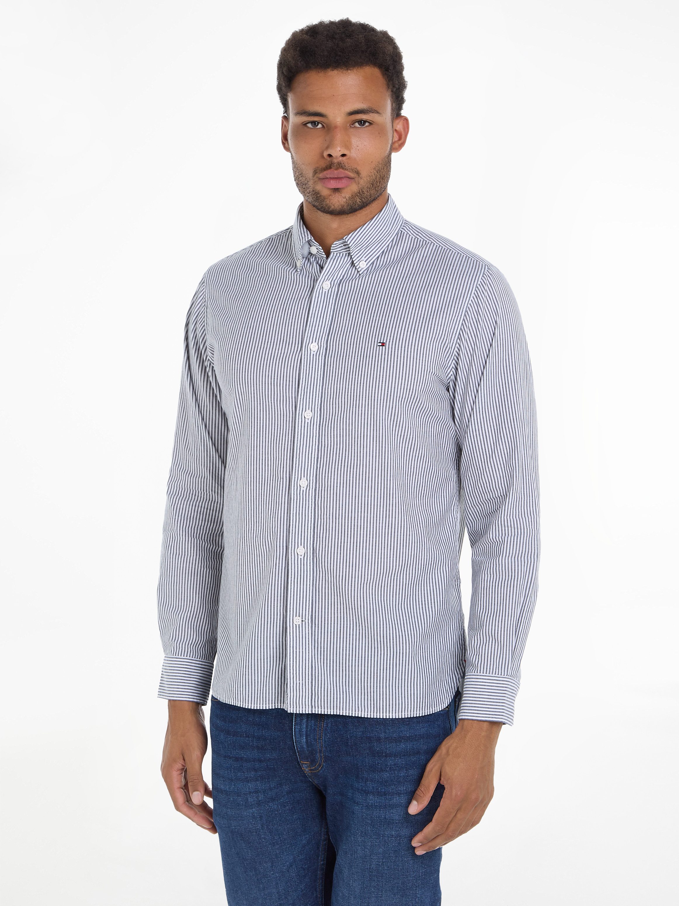 Tommy Hilfiger Businessoverhemd NAT. SOFT EASY STRIPE RF SHIRT