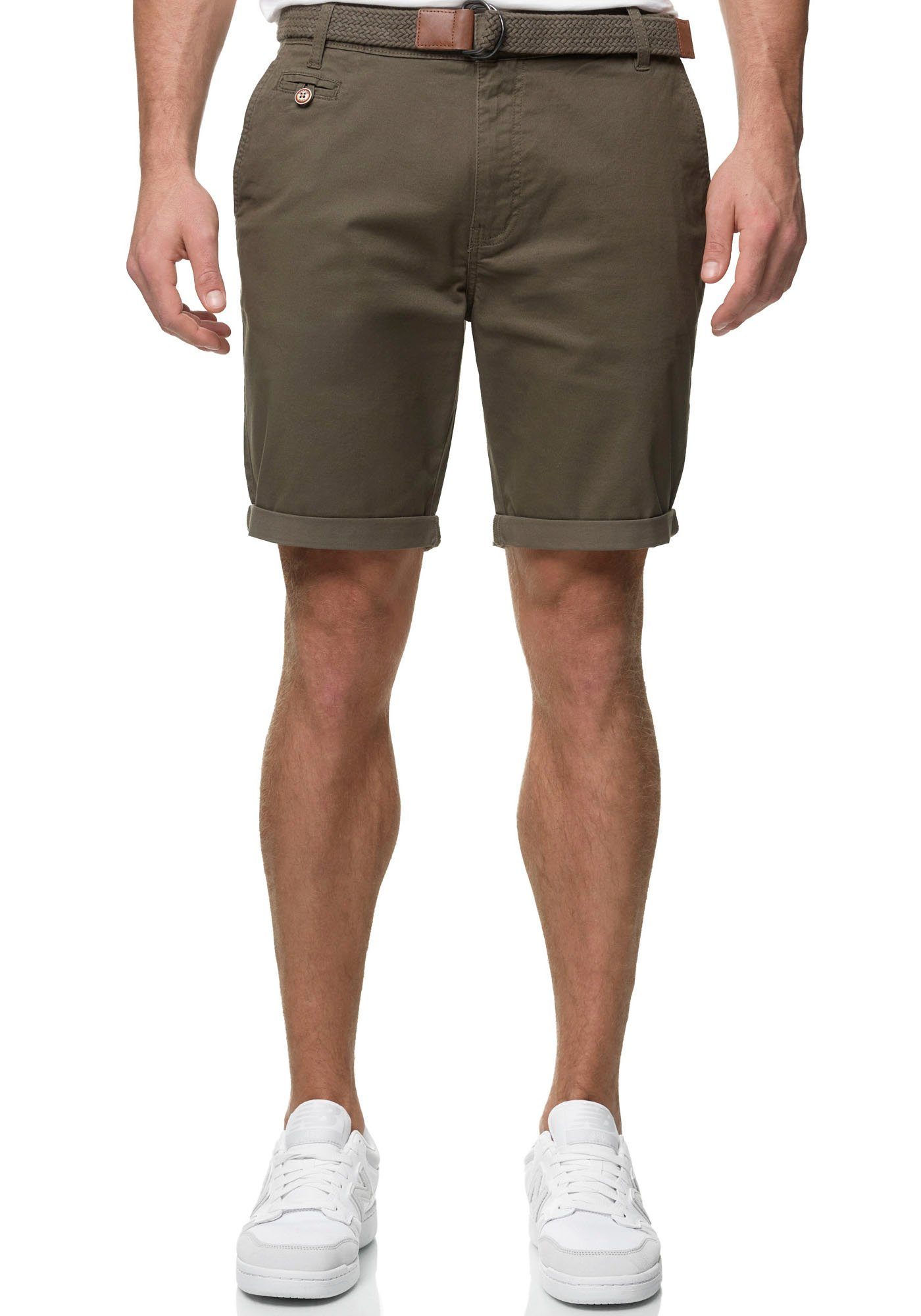 Indicode Chino-short INConor heren bermuda broeken maat XXL groen