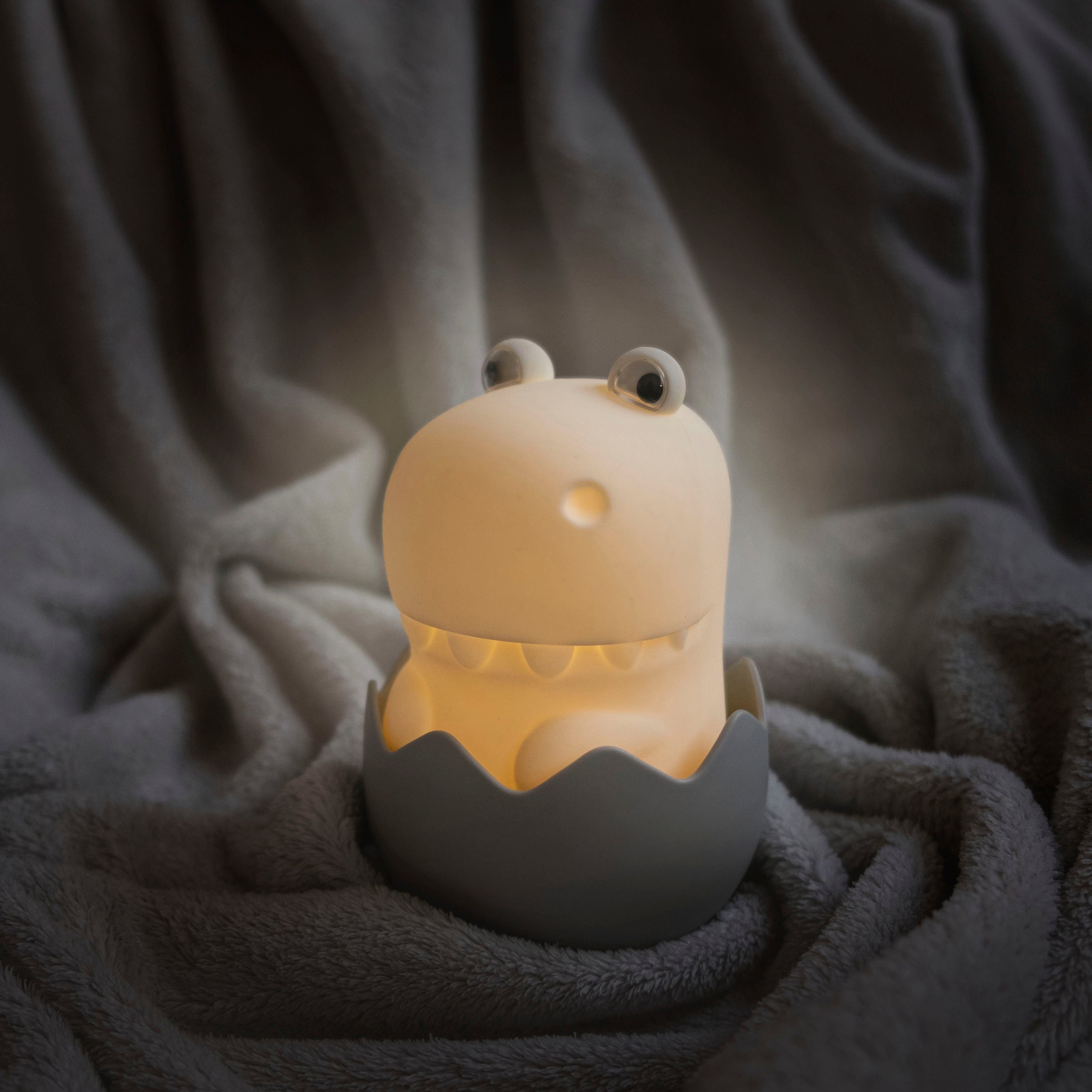 niermann Lednachtlampje Nachtlampje Diggy Dino Vriendelijk, verminderd ontwerp + Aangenaam licht (slaapvriendelijk) (1 stuk)