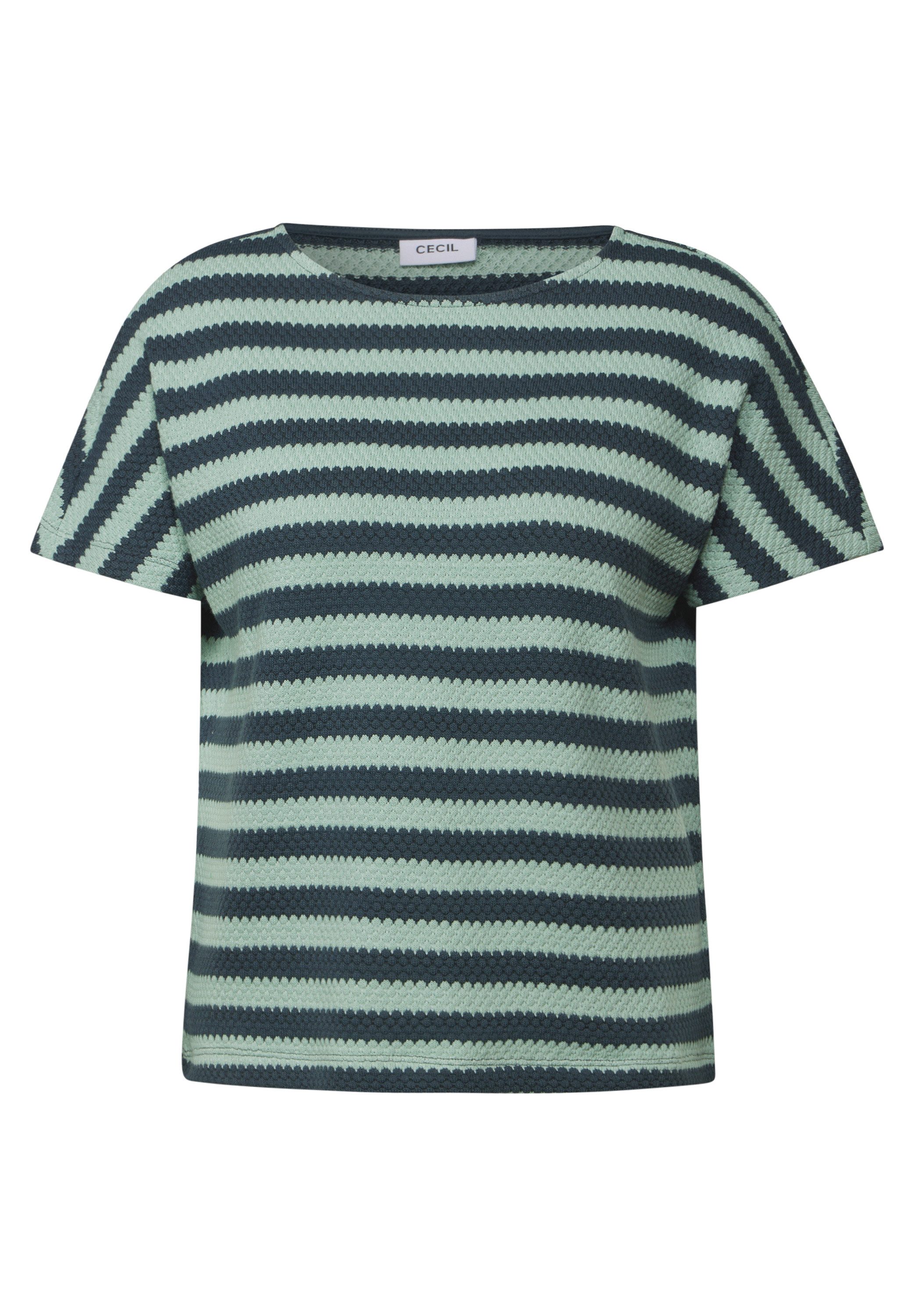 Cecil T-shirt gestreept, met boothals