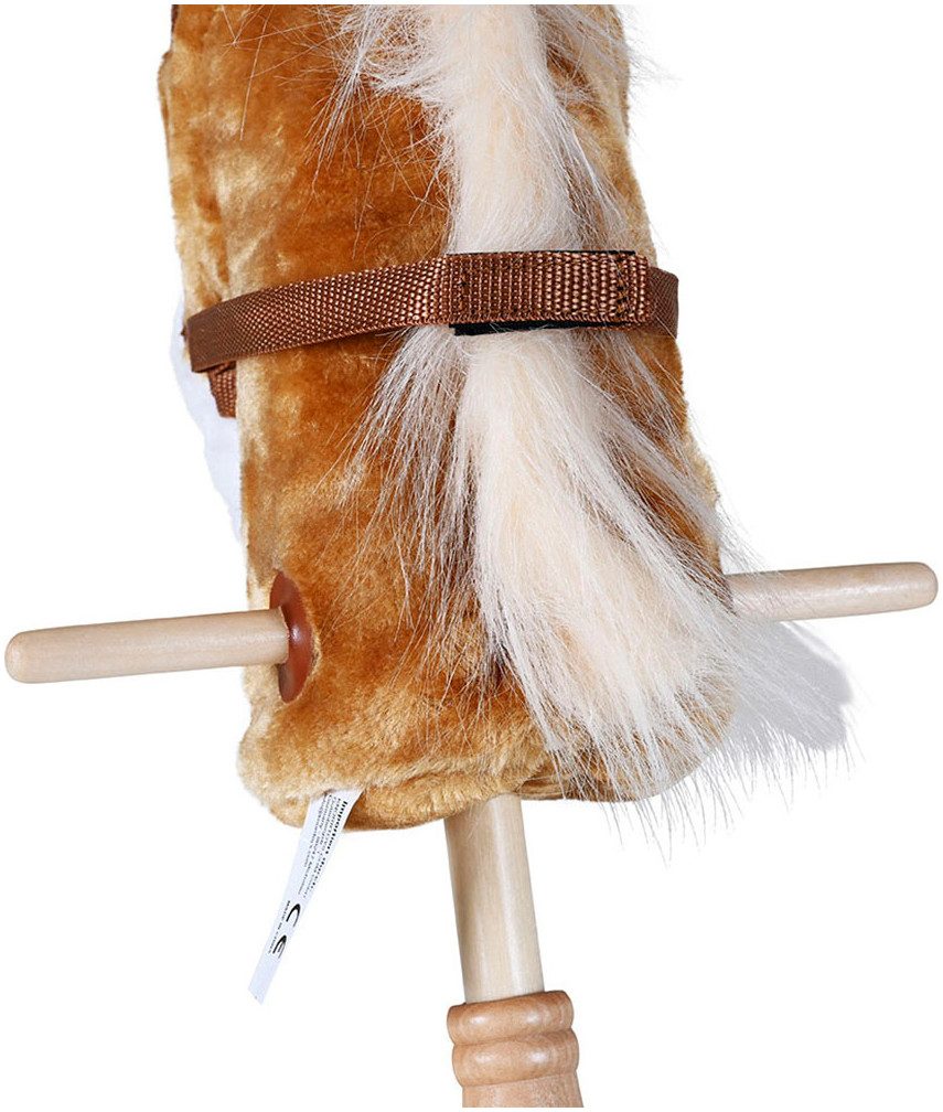 Knorrtoys® Stokpaardje Brauny met geluid