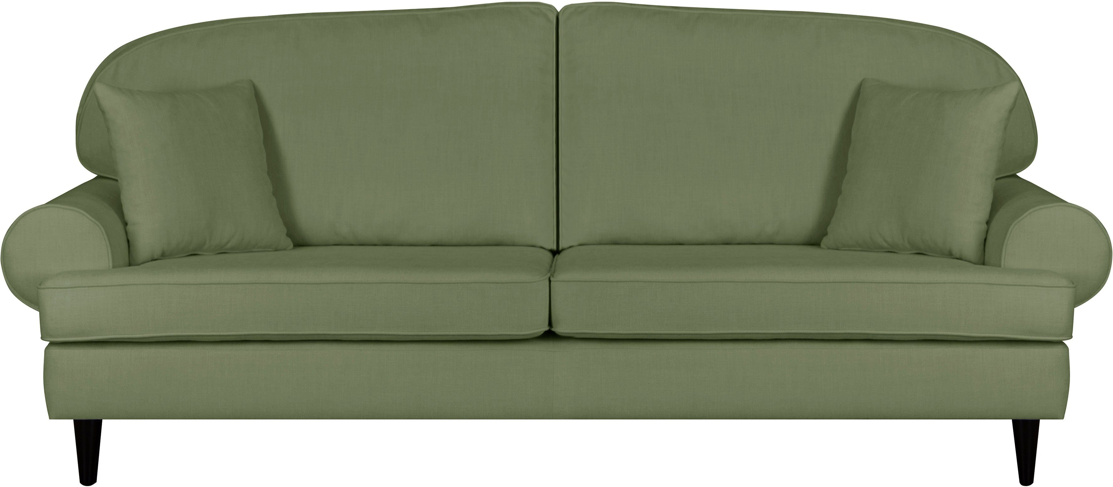 Home affaire 3-zitsbank Vitreux ook in bouclé-bekleding, incl. sierkussen groen, 3-zitsbanken, 226 cm