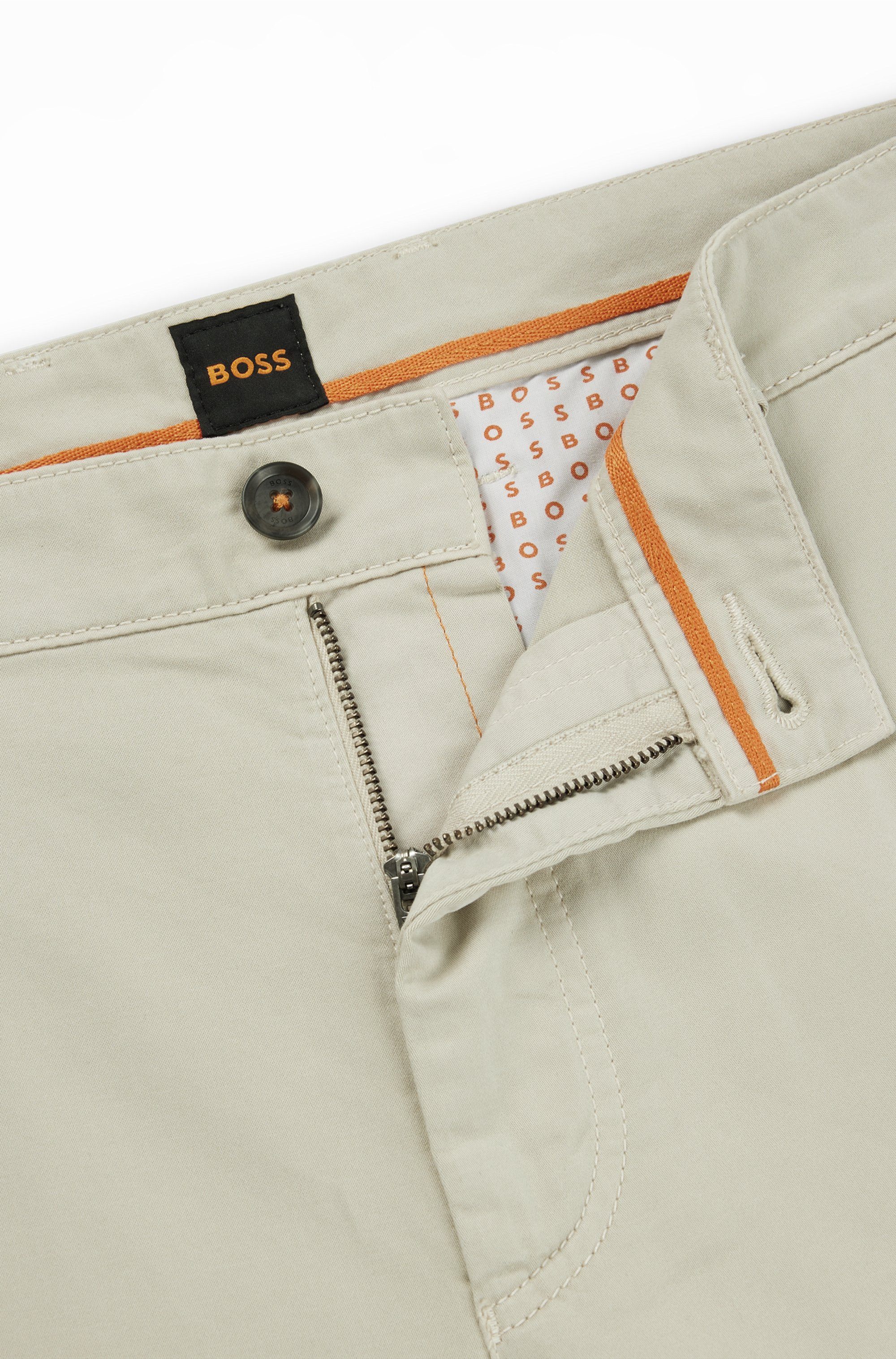Boss Orange Chino TAPERED met boss-logo aan de achterkant