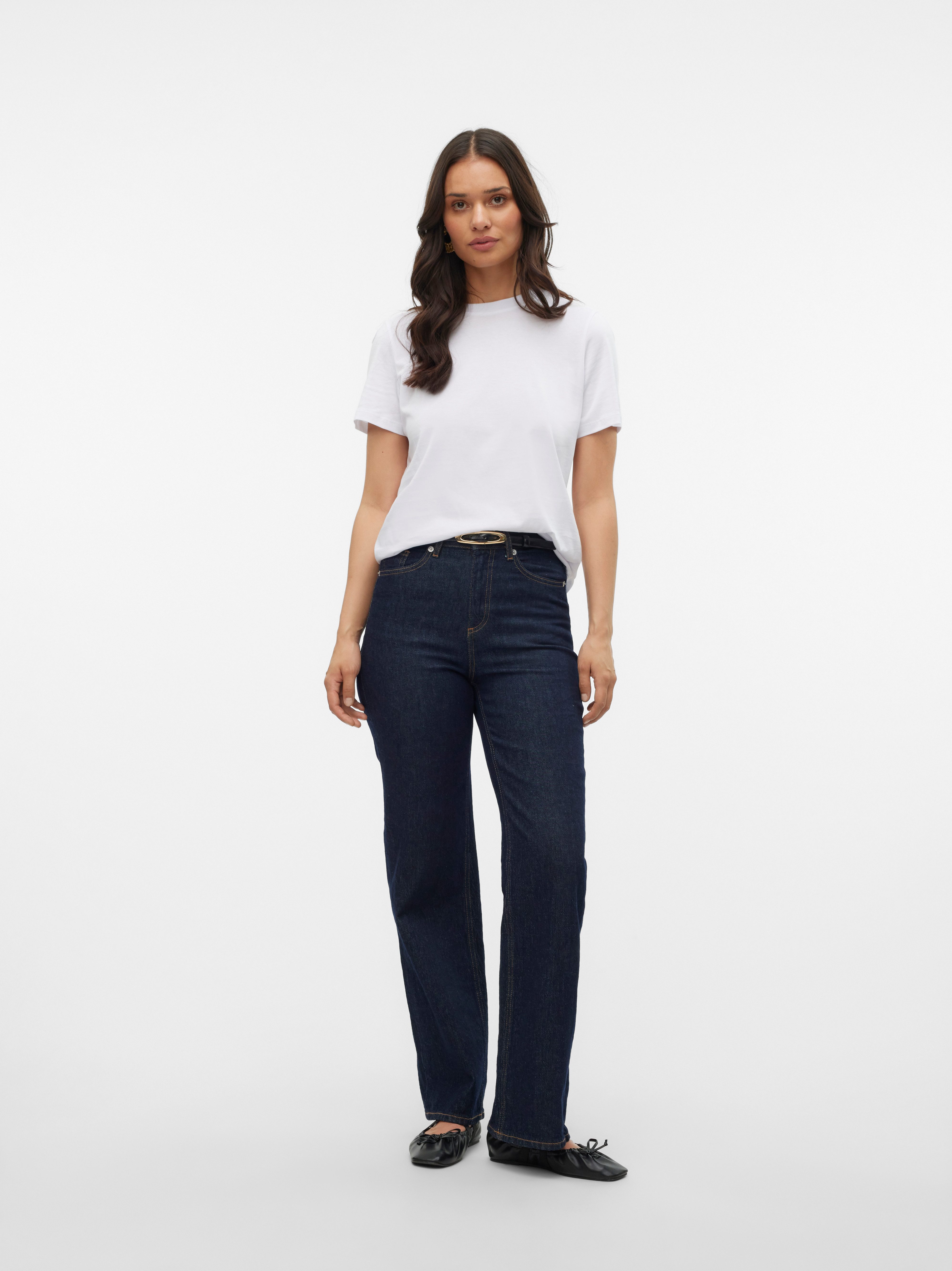 Vero Moda Shirt met korte mouwen VMPAULINA SS T-SHIRT GA JRS NOOS