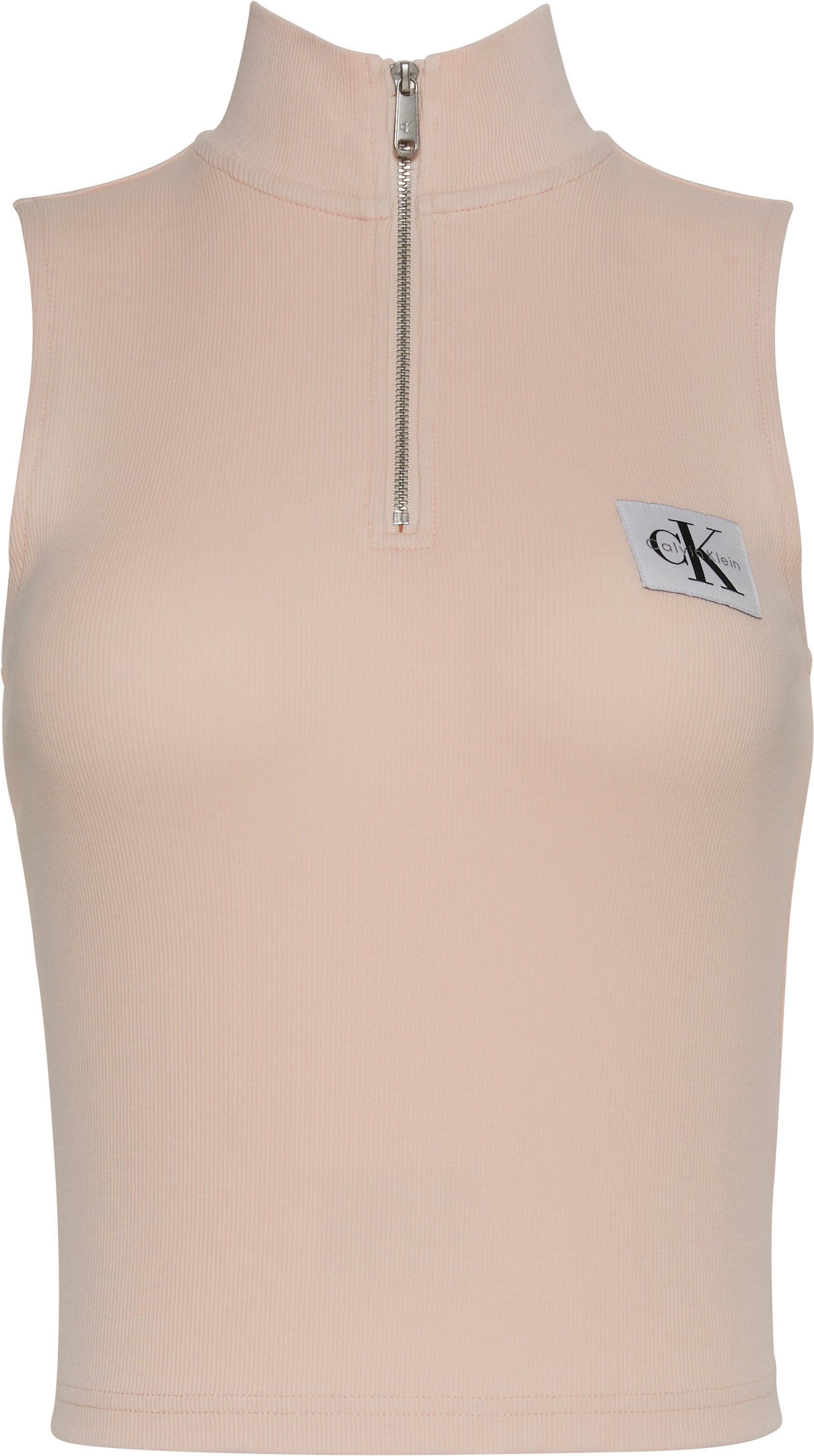 Calvin Klein Tanktop A- WOVEN LABEL SL QZ TOP