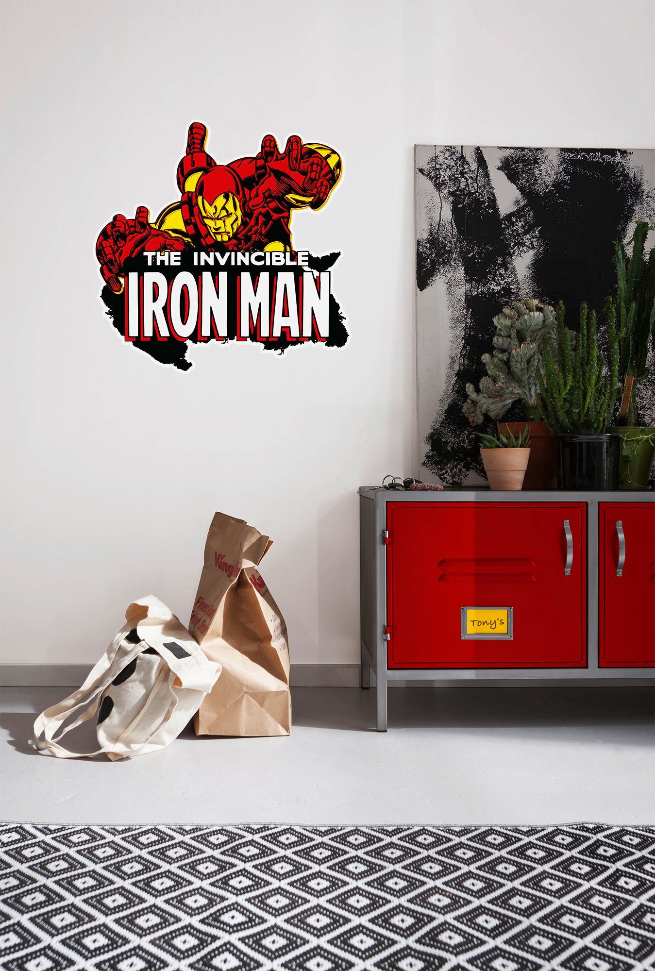 Komar Wandfolie Iron Man Comic Classic - afm. 50 x 70 cm (1 stuk)