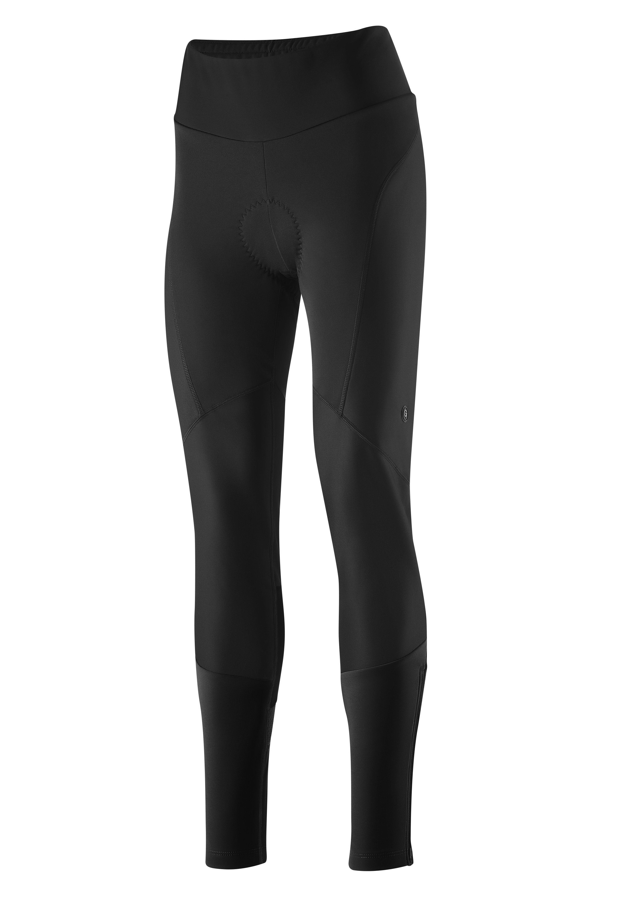 Gonso Fietsbroek Essential Tight Softshell W Dames fietsbroek met zitkussen, tight fit