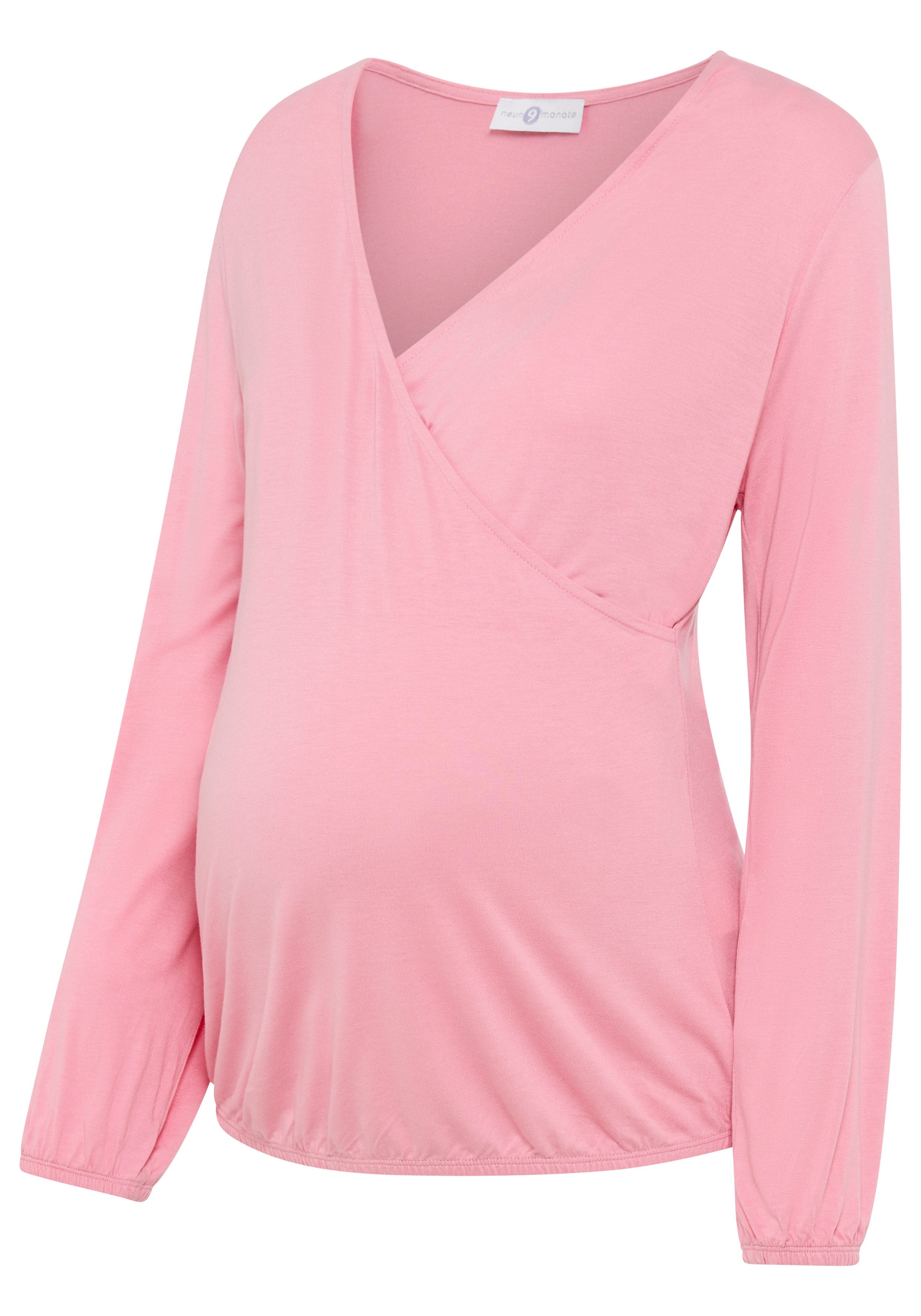 Neun Monate Zwangerschapsshirt Borstvoedingsshirt met praktische uitsnijding