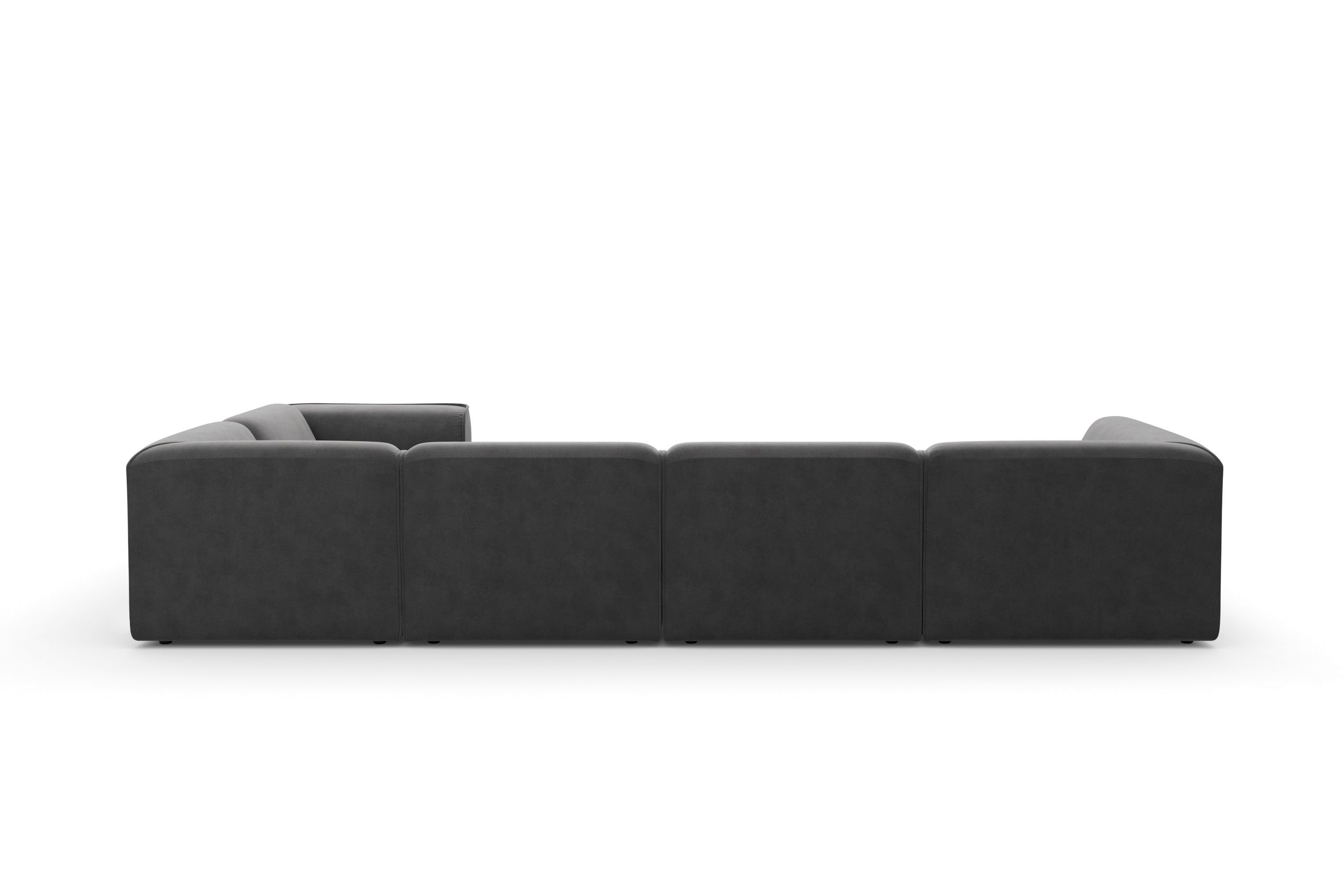 RAUM.ID Zithoek Merid U-vorm, altijd uitbreidbaar met modules, B/D/H: 367/206/70 cm