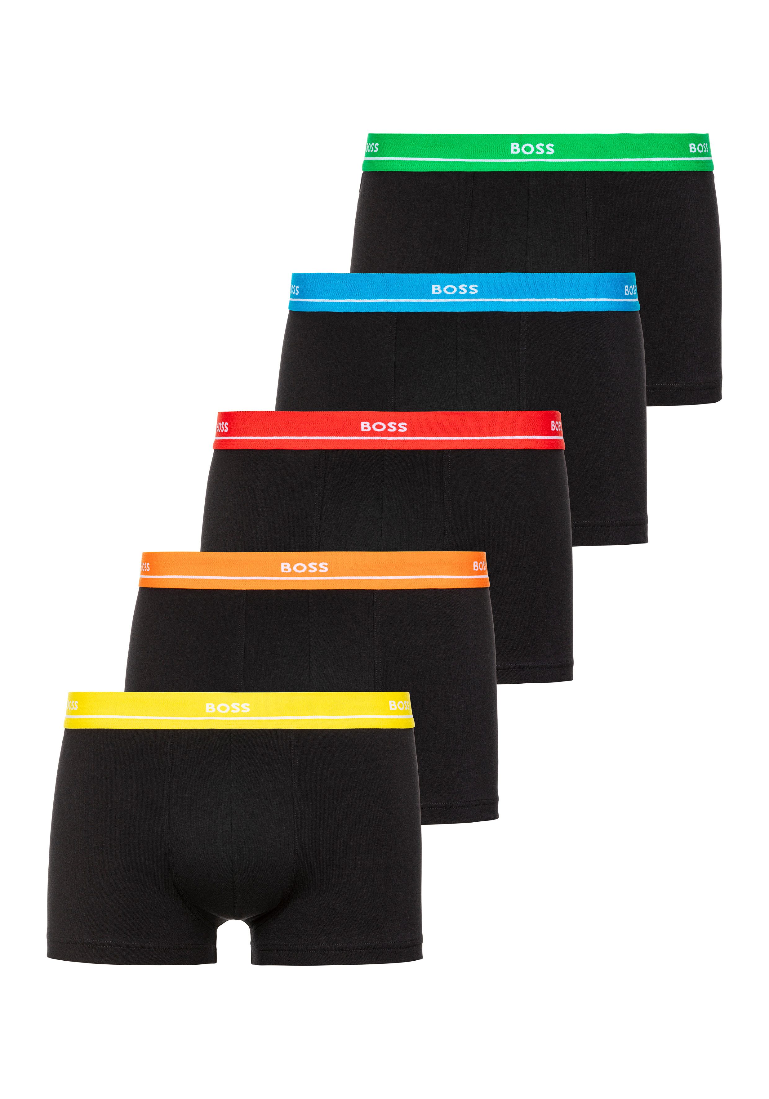 BOSS Boxershort met een logo-opschrift (5 stuks, Set van 5)