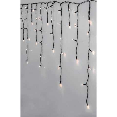EGLO Led-lichtgordijn CRISPY ICE WHITE Ledlichtsnoer / zwart / 960X0,064W / verlichting - licht - kerstverlichting - kerstversiering - decoratieve verlichting - decoratie - winter