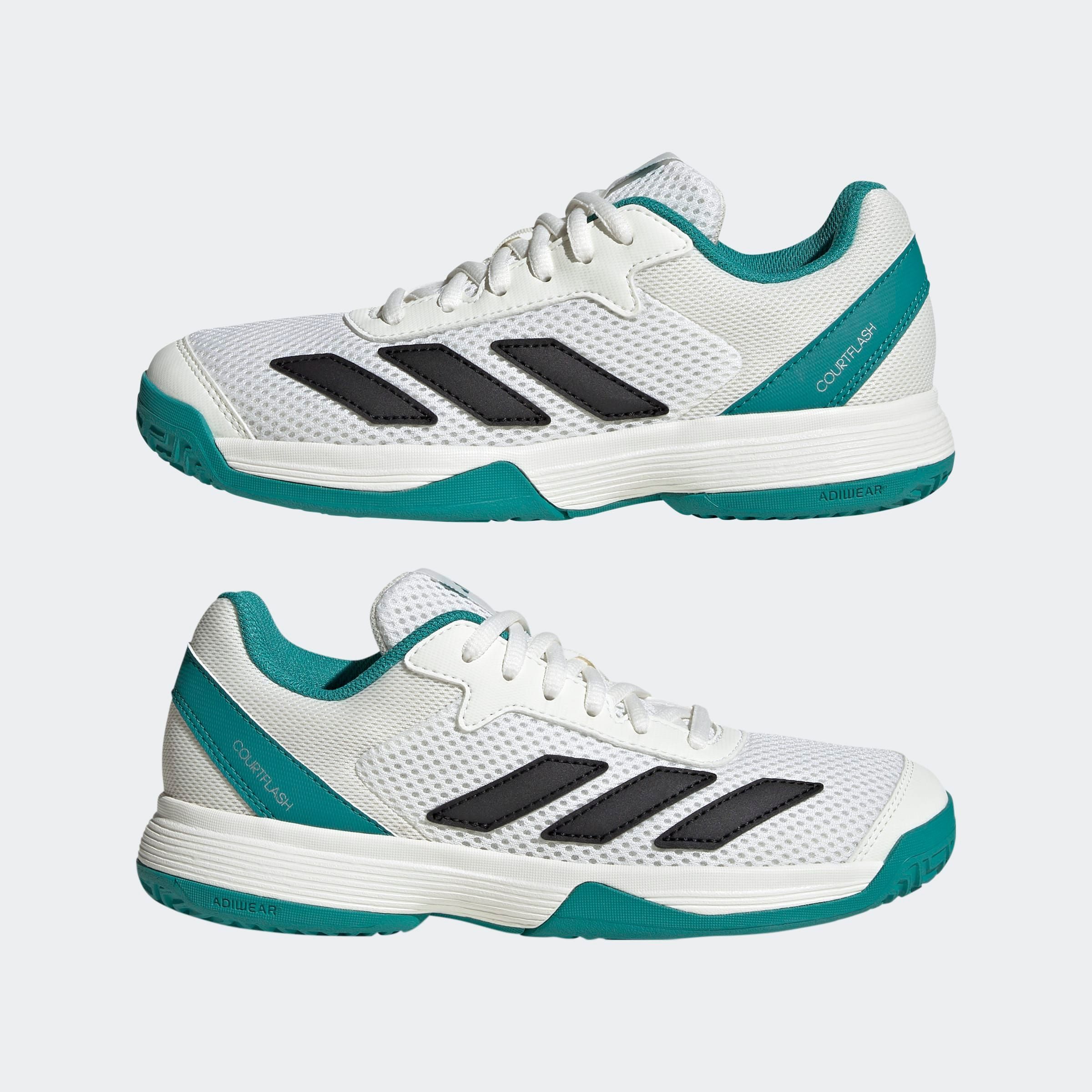 adidas Performance Tennisschoenen COURTFLASH KIDS geschikt voor hardcourt en zandvelden