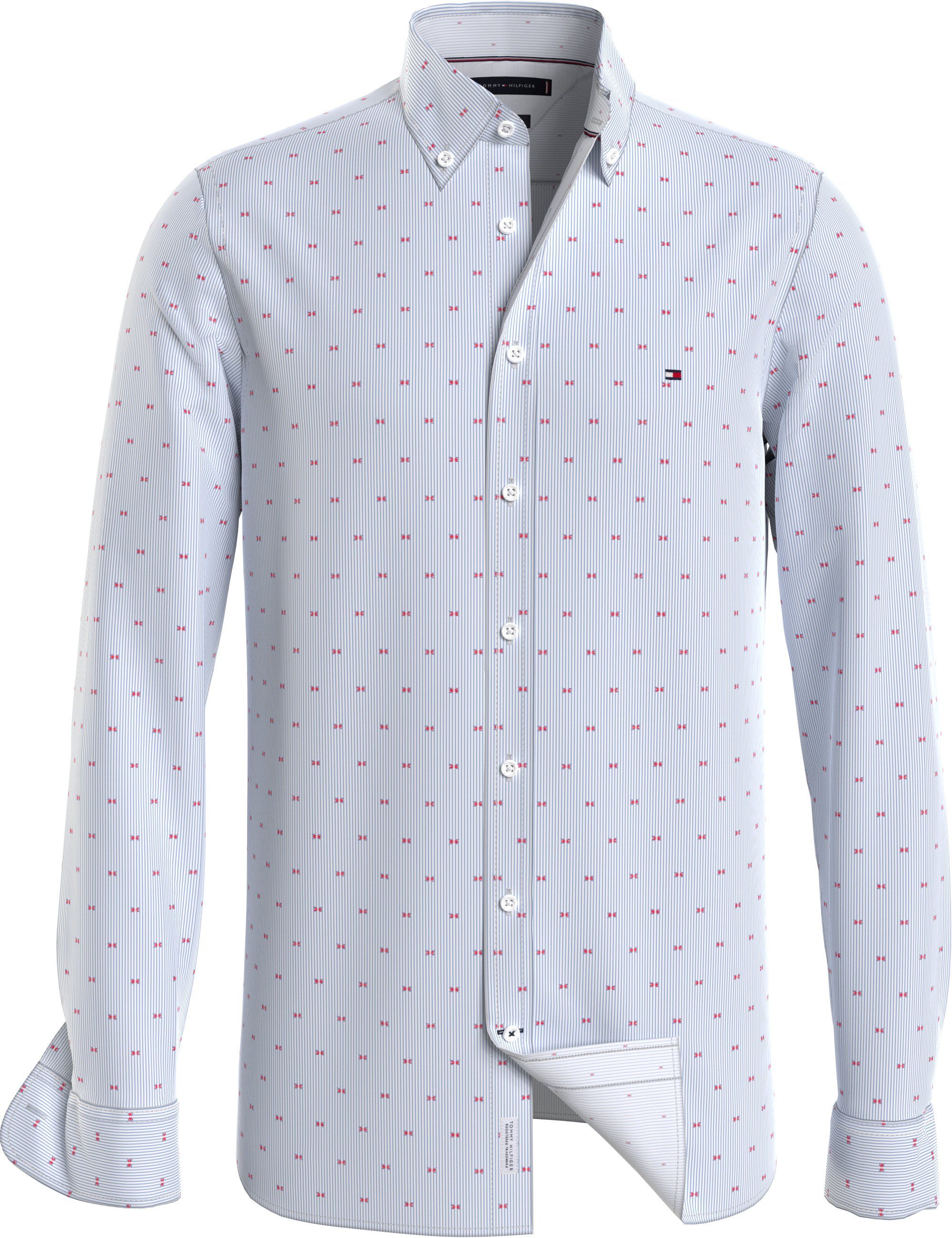 Tommy Hilfiger Overhemd met lange mouwen FIL COUPE SF SHIRT met doorknoopsluiting