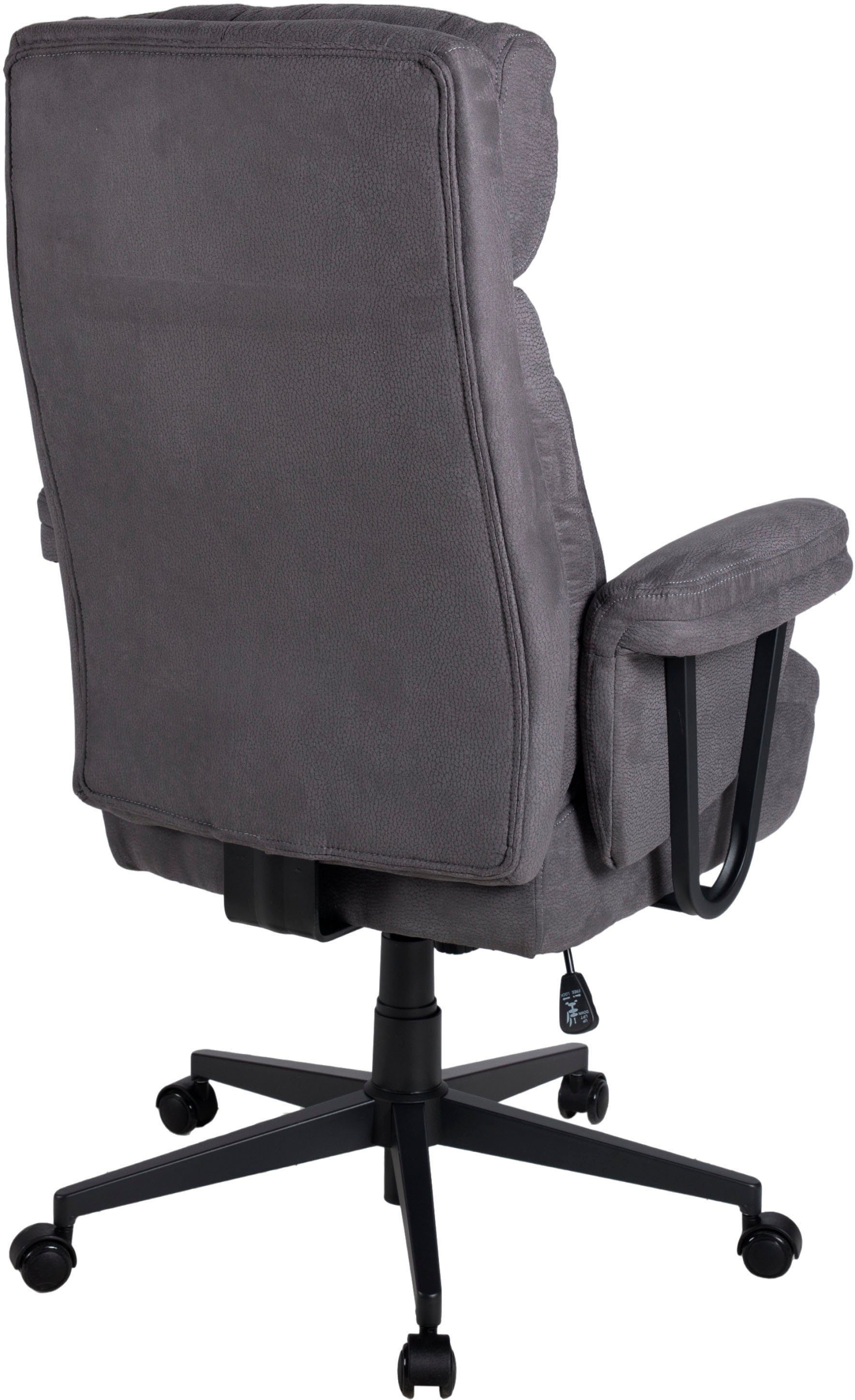Duo Collection Bureaustoel Tiago XXL Belastbaar tot 150 kg, pocketveren kern in de zitting